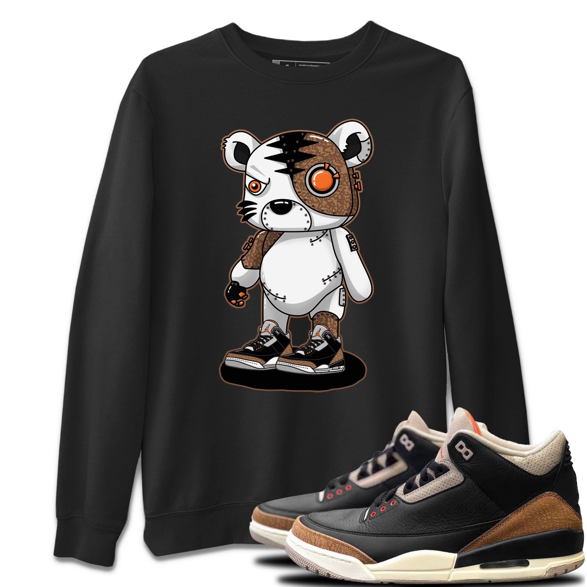 Cyborg Tiger Unisex Tops - Air Jordan 3 Desert Elephant