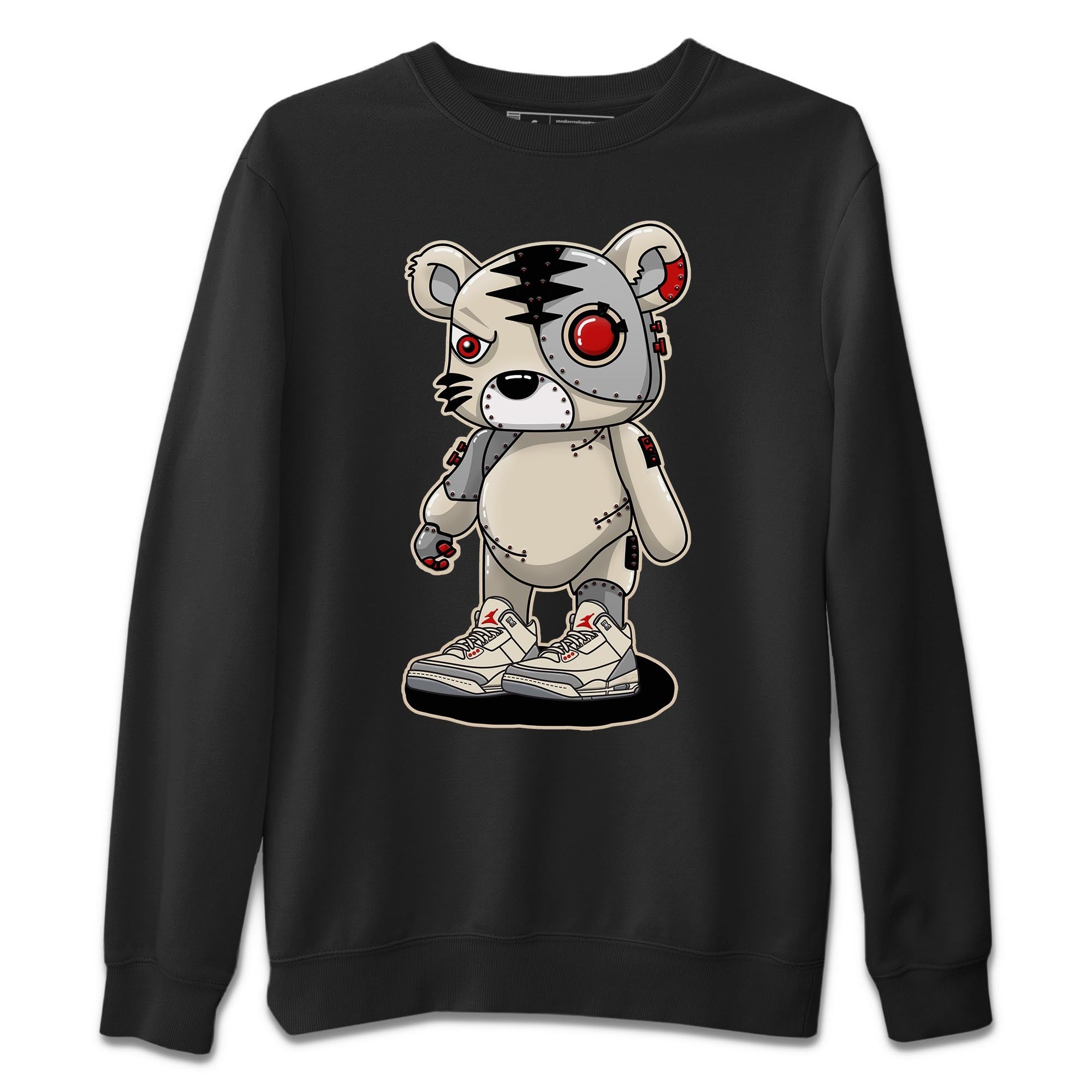 Cyborg Tiger Unisex Tops - Air Jordan 3 Muslin