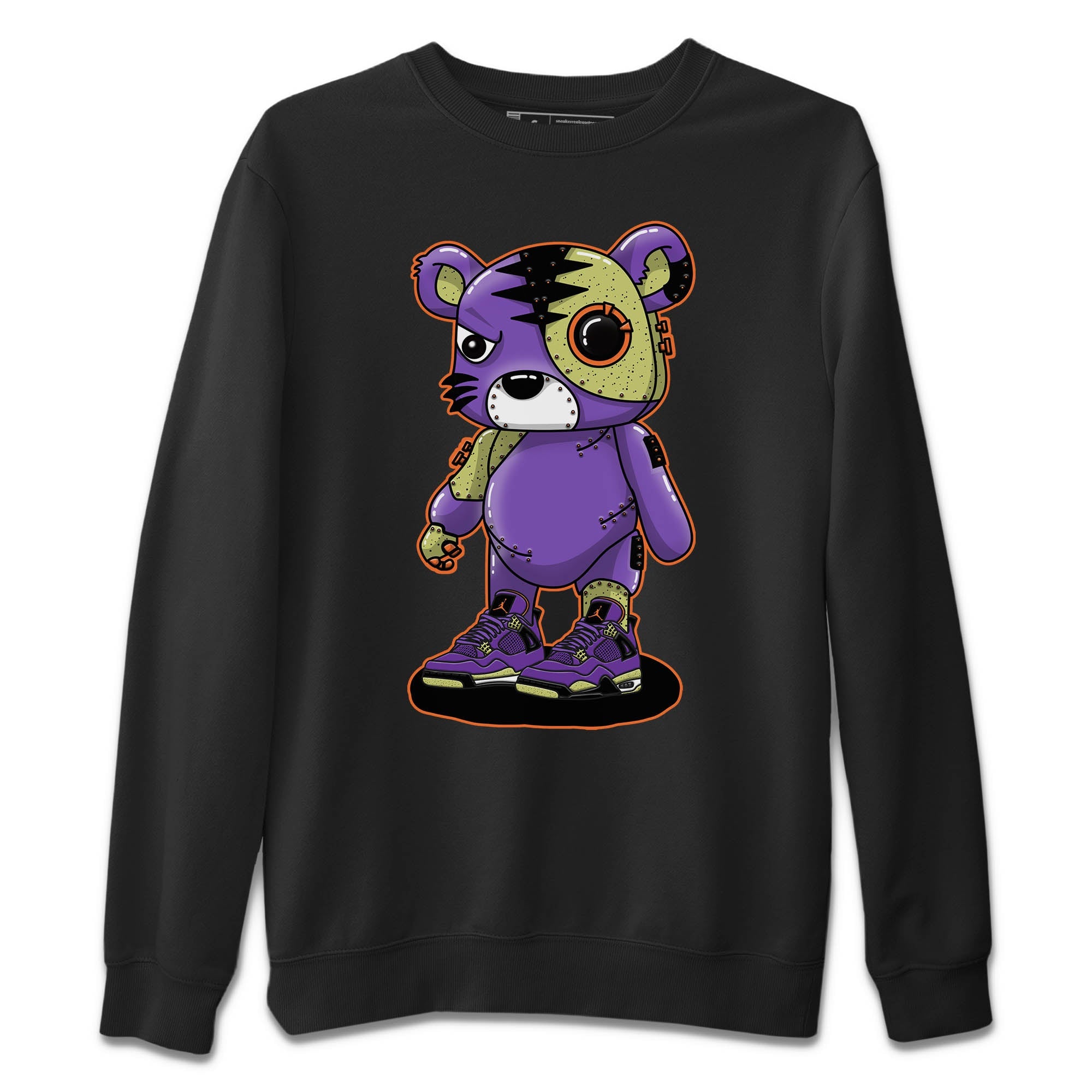 Cyborg Tiger Unisex Tops - Air Jordan 4 Canyon Purple