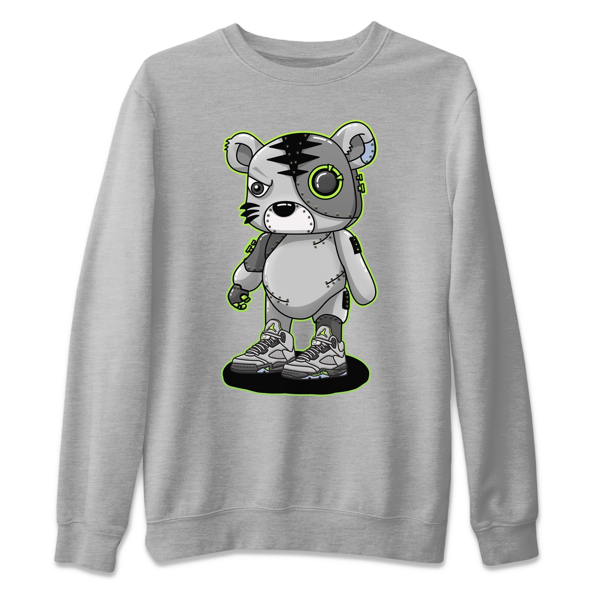 Cyborg Tiger Unisex Tops - Air Jordan 5 Green Bean