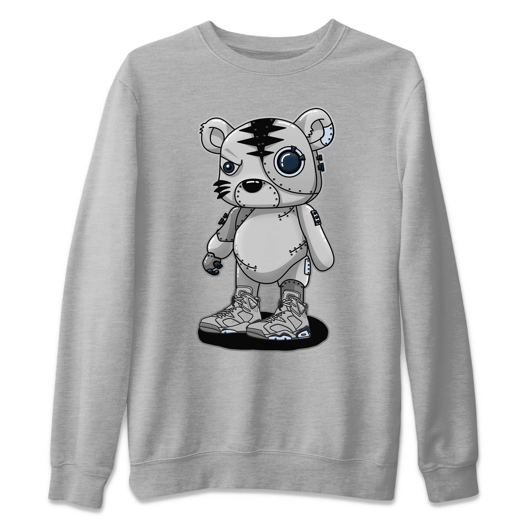 Cyborg Tiger Unisex Tops - Air Jordan 6 Georgetown