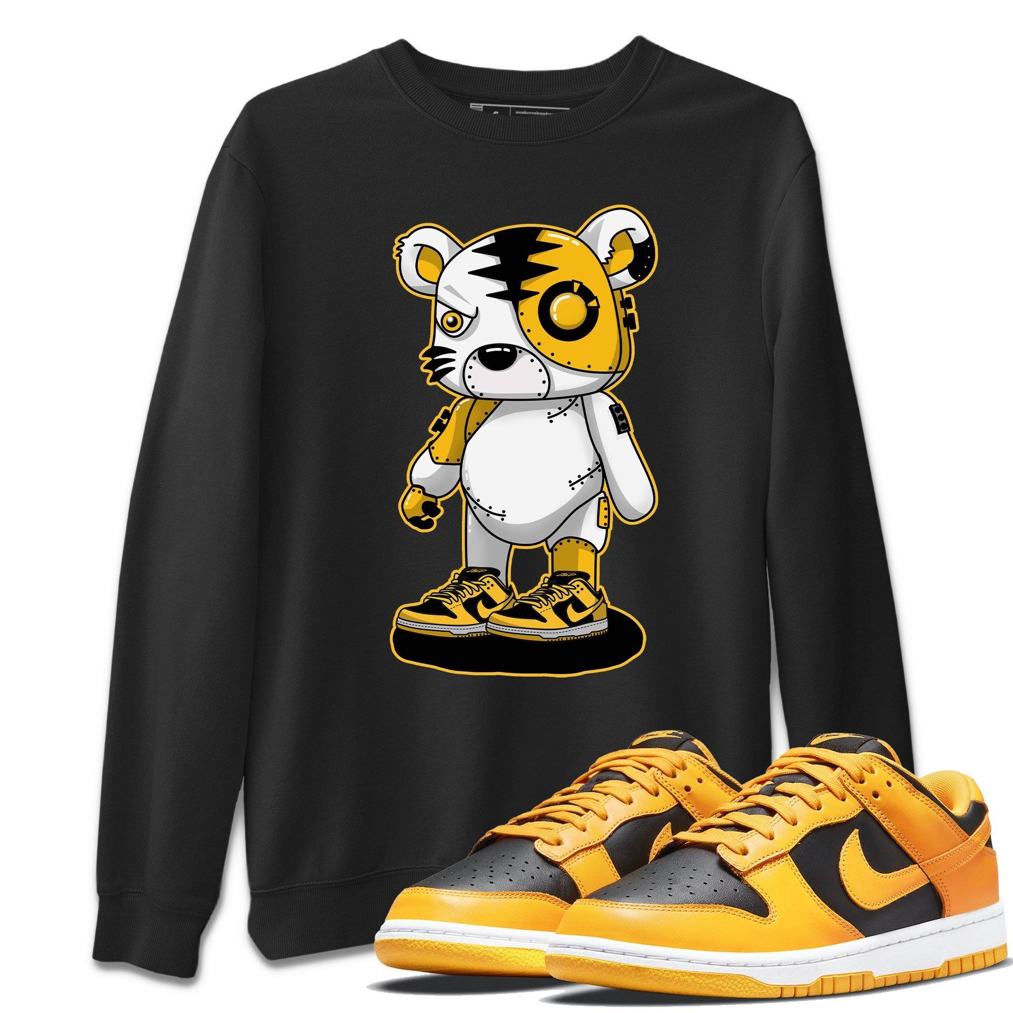 Cyborg Tiger Unisex Tops - Dunk Championship Goldenrod
