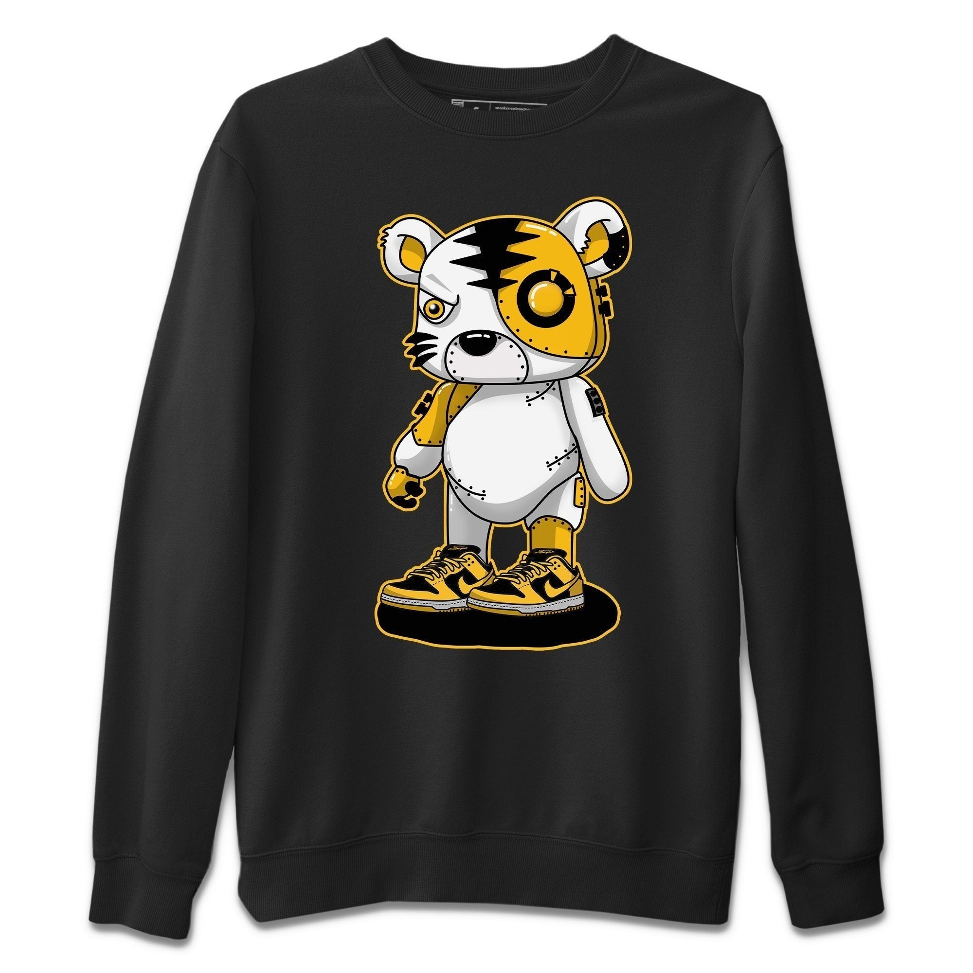 Cyborg Tiger Unisex Tops - Dunk Championship Goldenrod