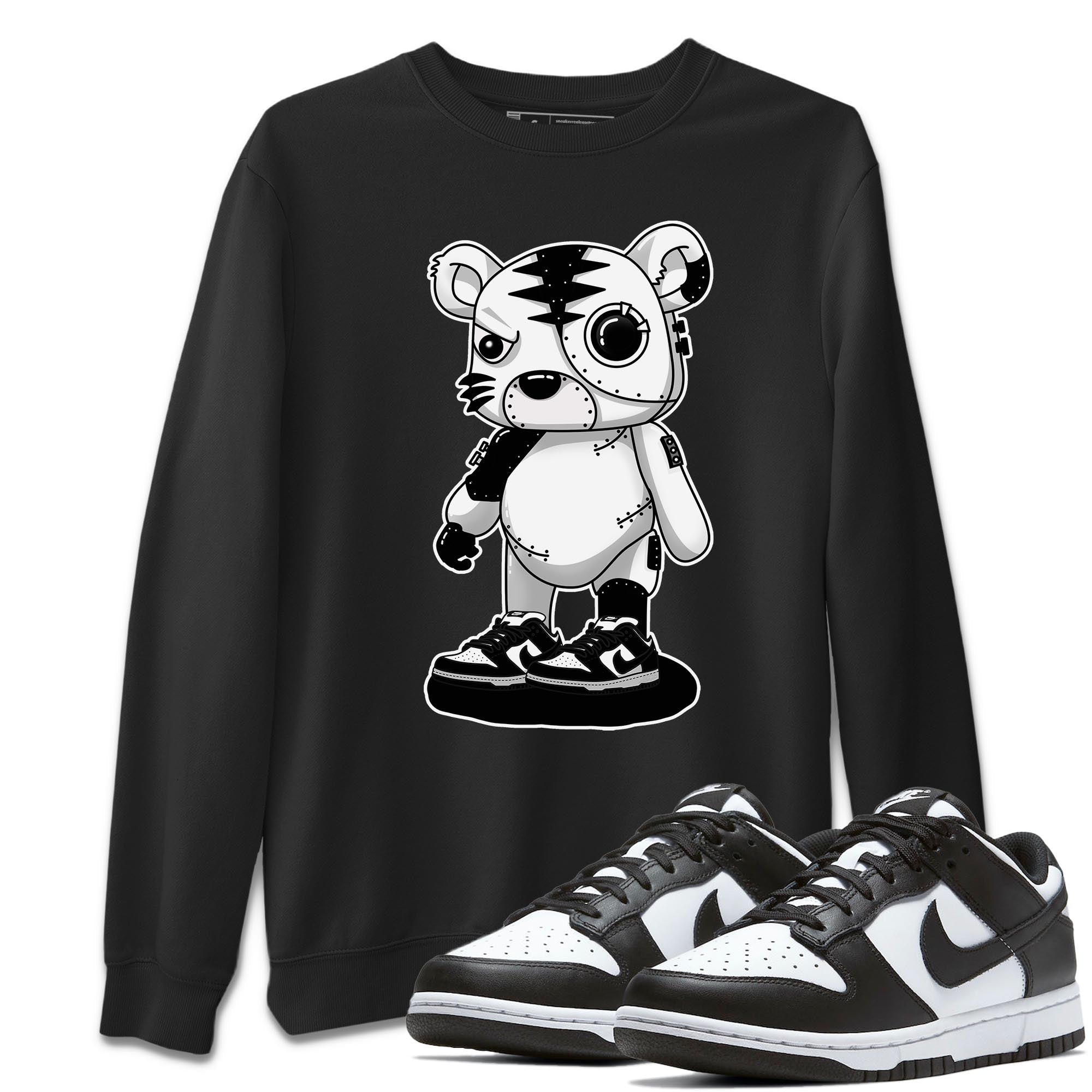 Cyborg Tiger Unisex Tops - Dunk Panda