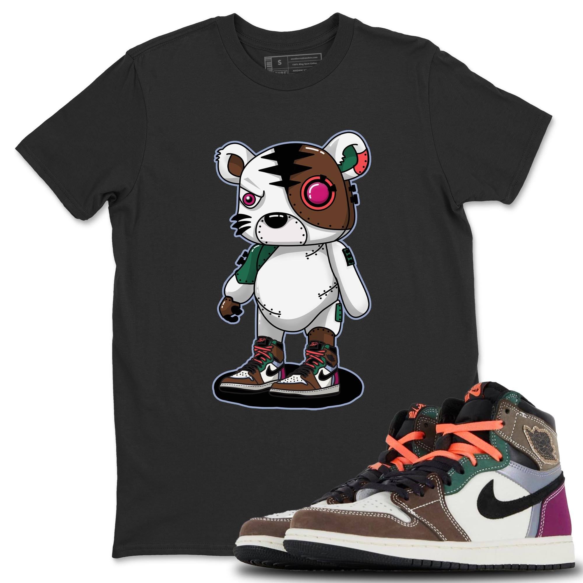 Cyborg Tiger Unisex Tops - Air Jordan 1 Hand Crafted