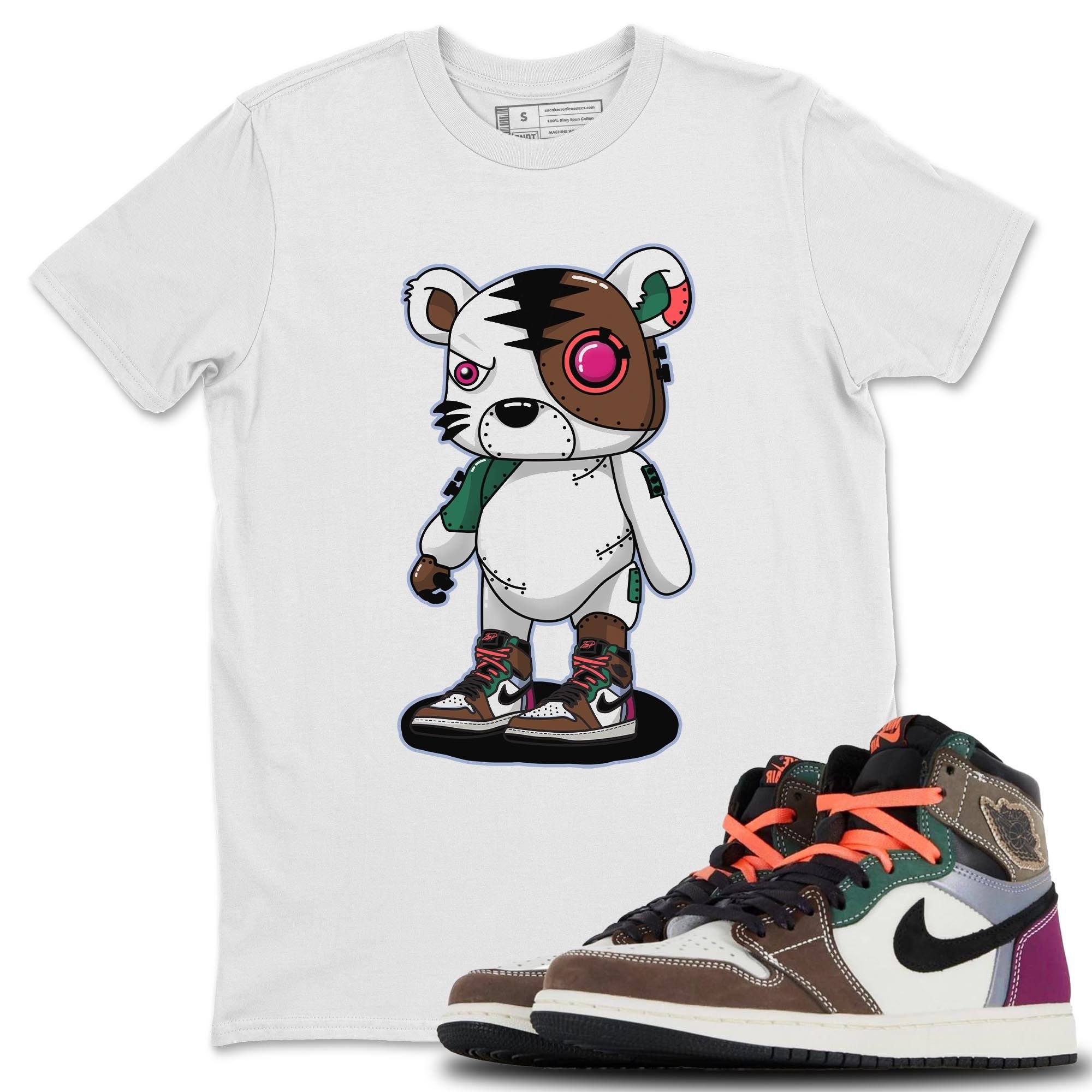 Cyborg Tiger Unisex Tops - Air Jordan 1 Hand Crafted