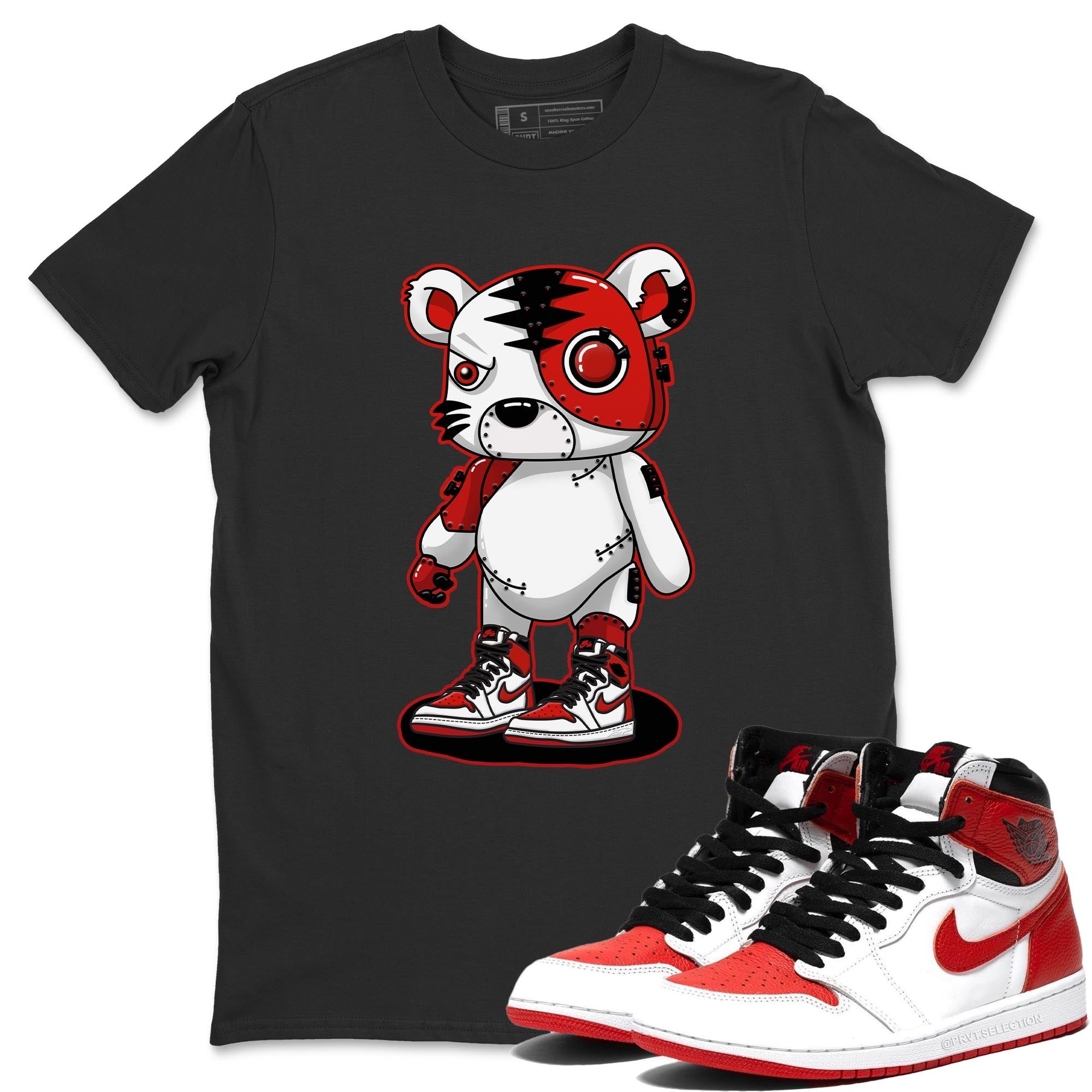 Cyborg Tiger Unisex Tops - Air Jordan 1 Heritage