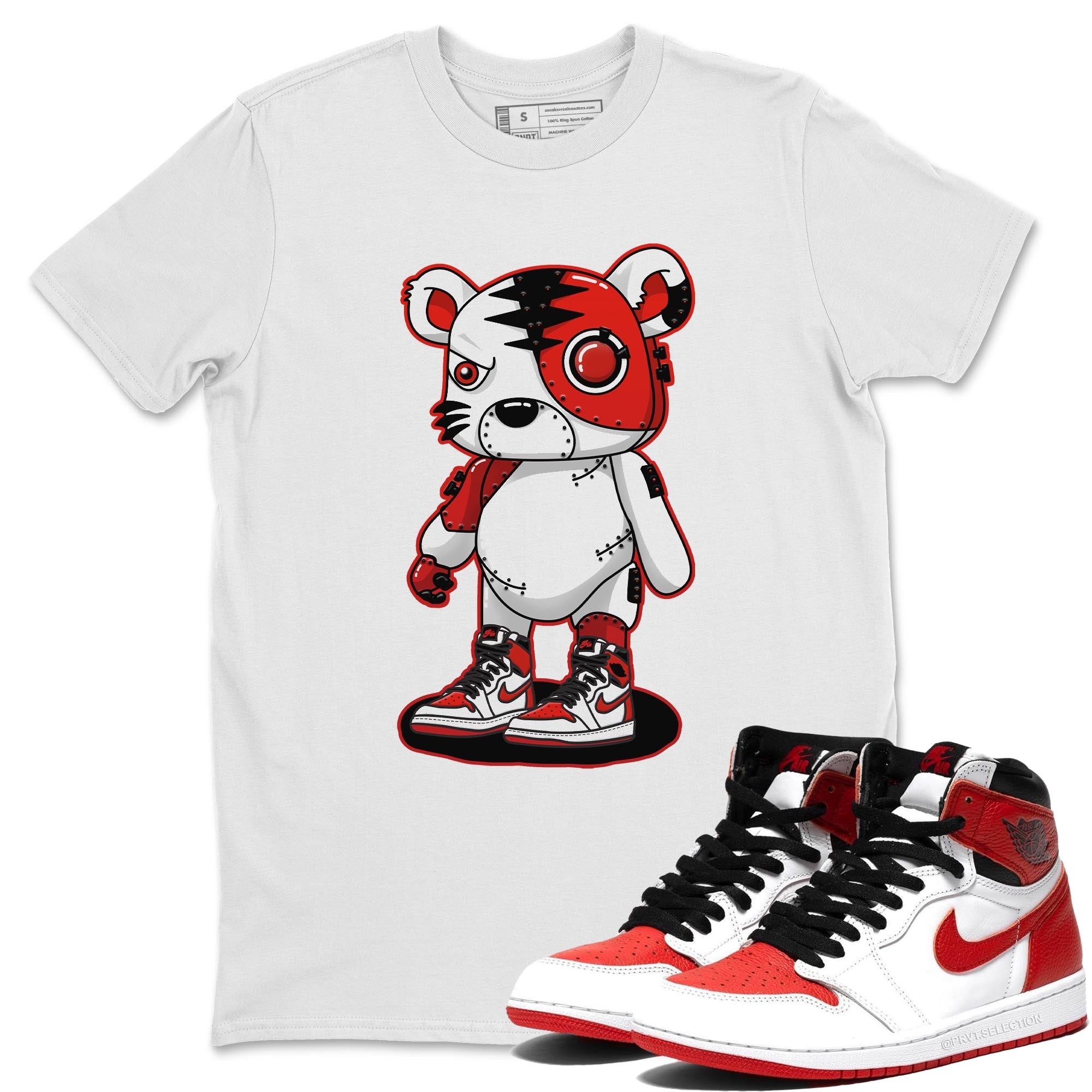 Cyborg Tiger Unisex Tops - Air Jordan 1 Heritage