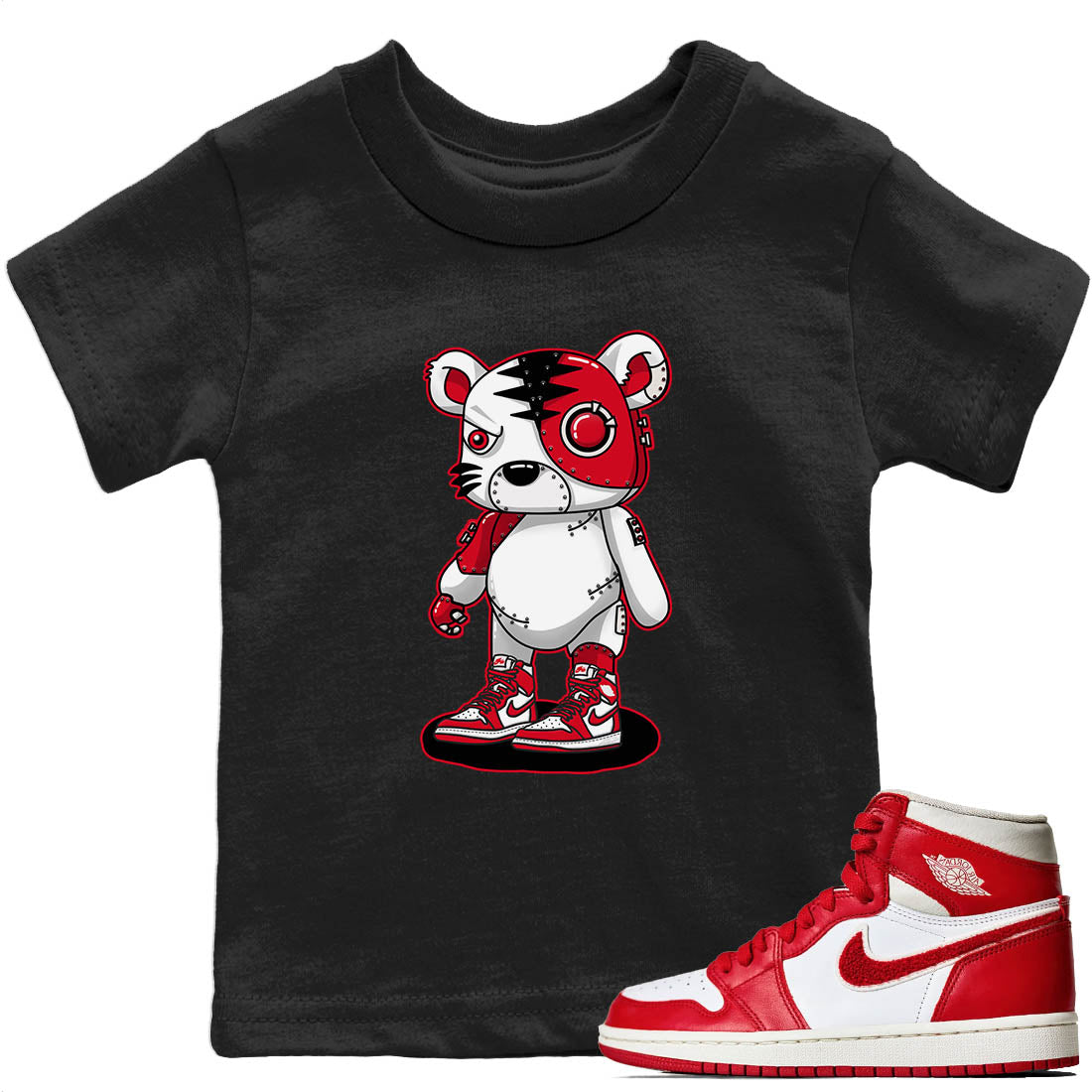 Cyborg Tiger Kids Tops - Air Jordan 1 Newstalgia