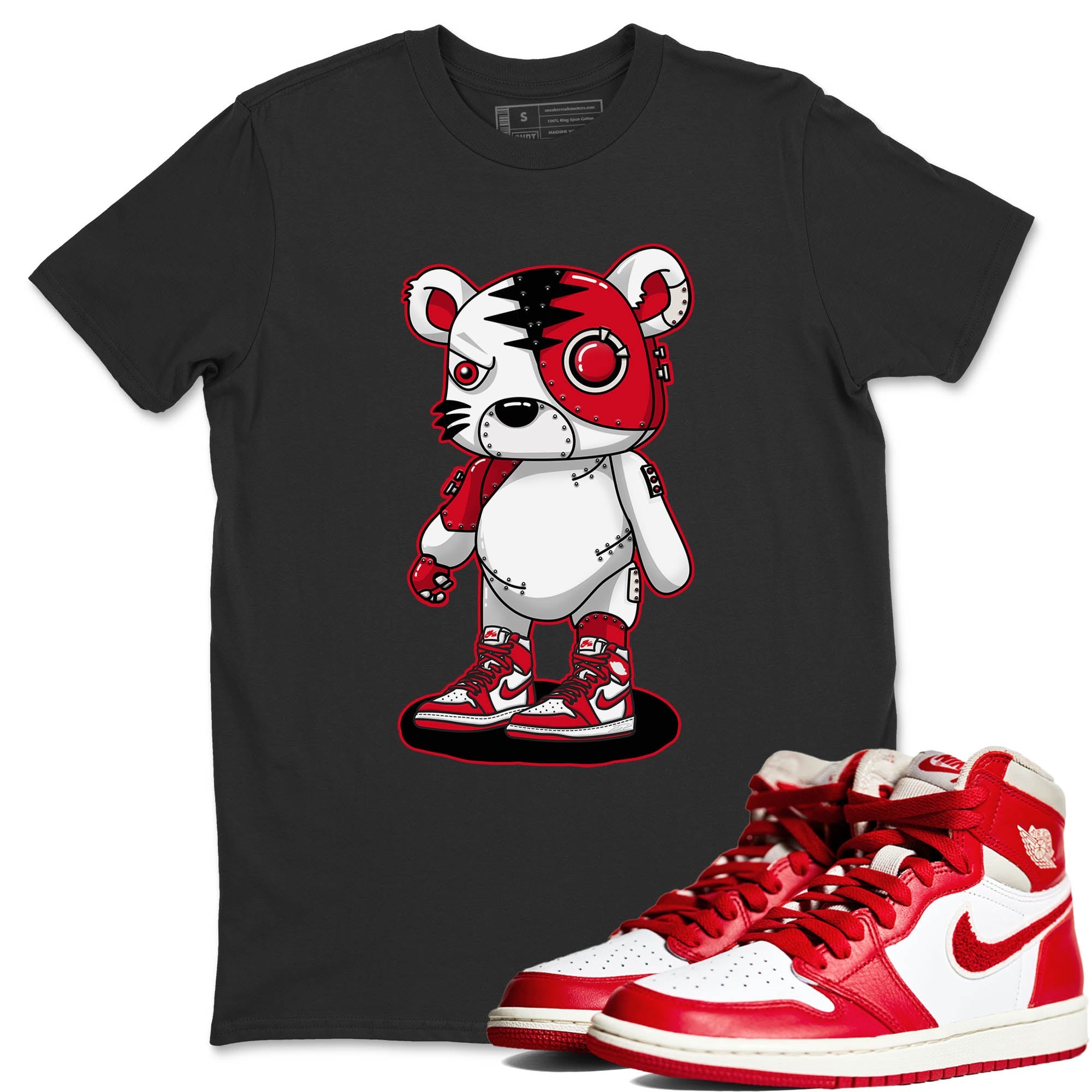 Cyborg Tiger Unisex Tops - Air Jordan 1 Newstalgia