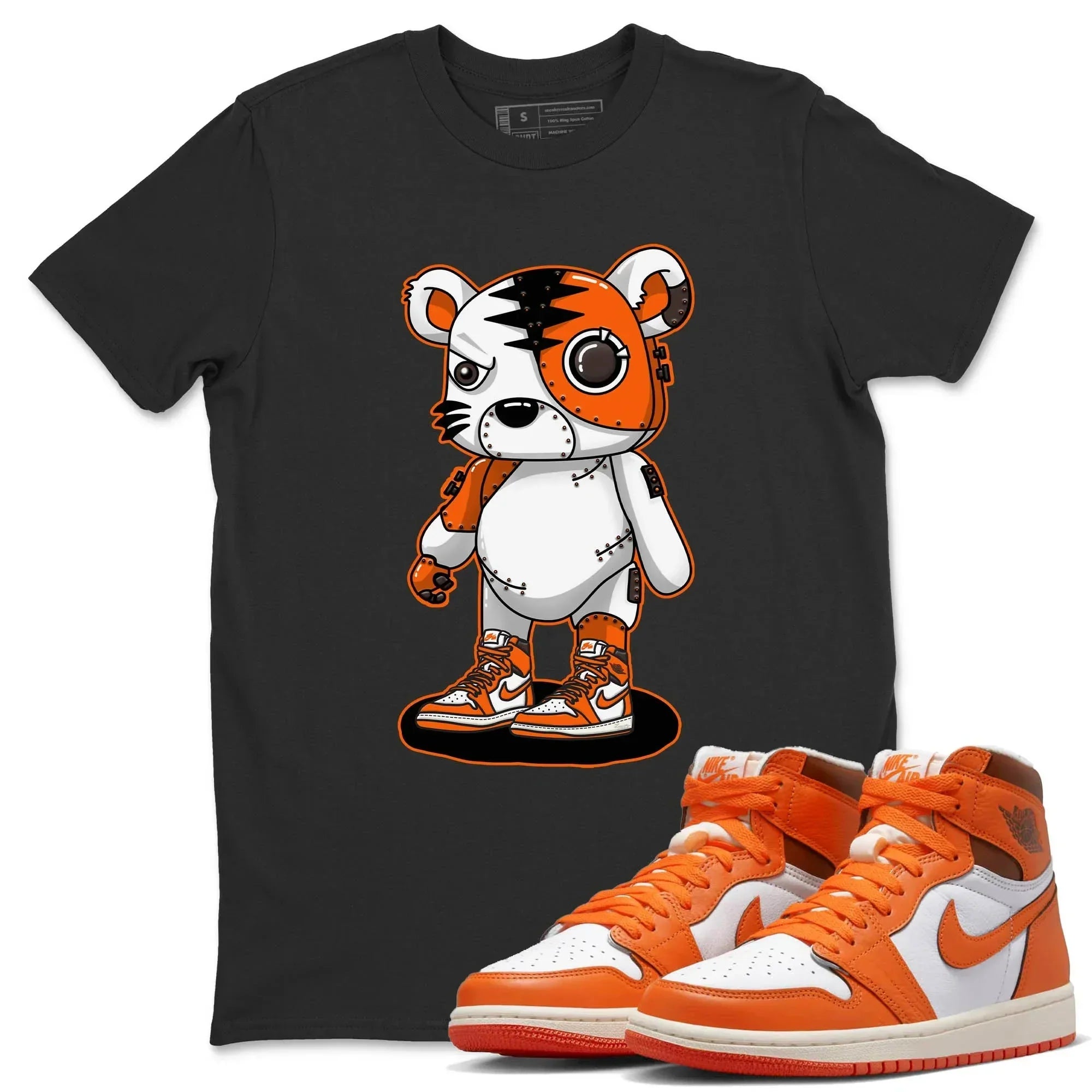 Cyborg Tiger Unisex Tops - Air Jordan 1 Starfish