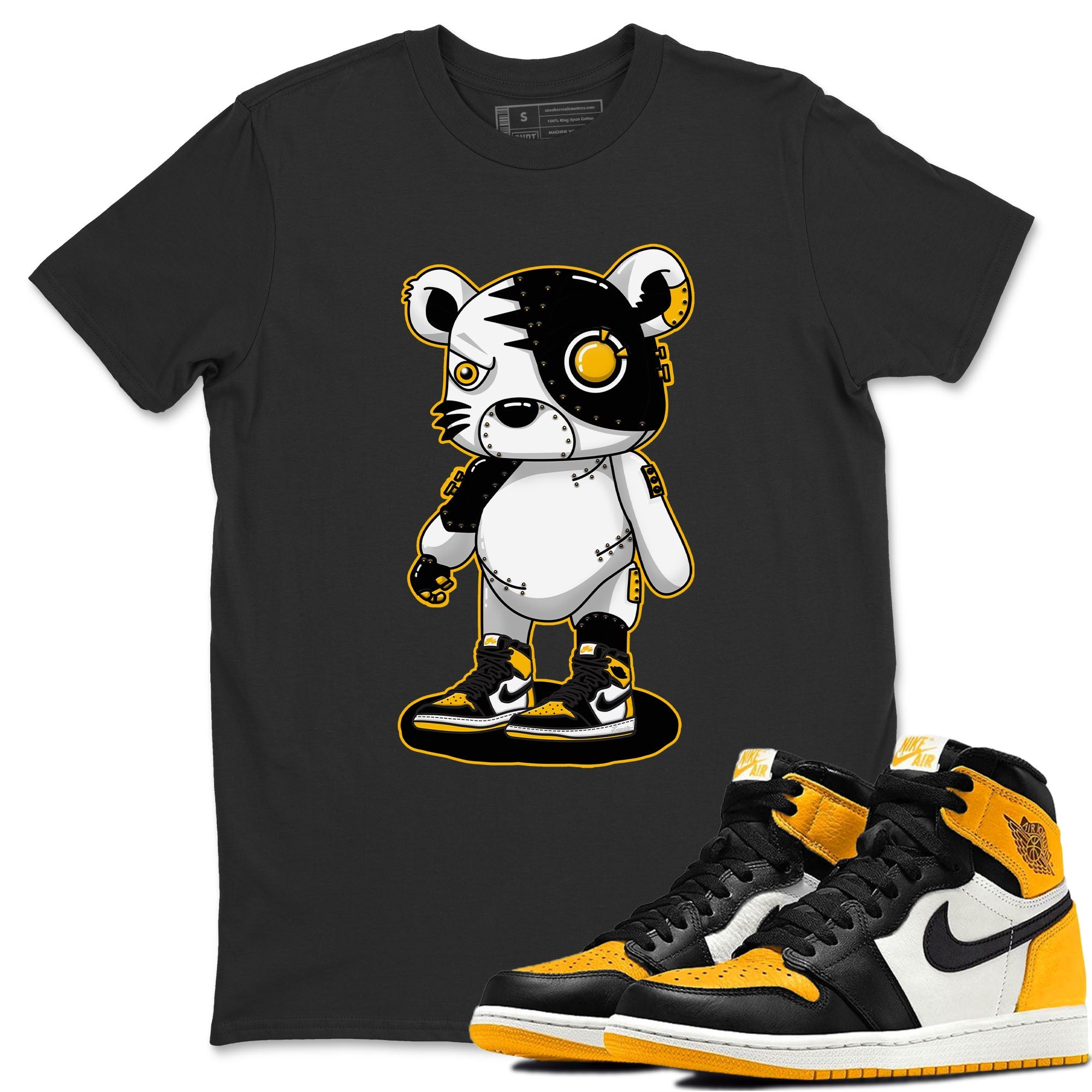 Cyborg Tiger Unisex Tops - Air Jordan 1 Taxi