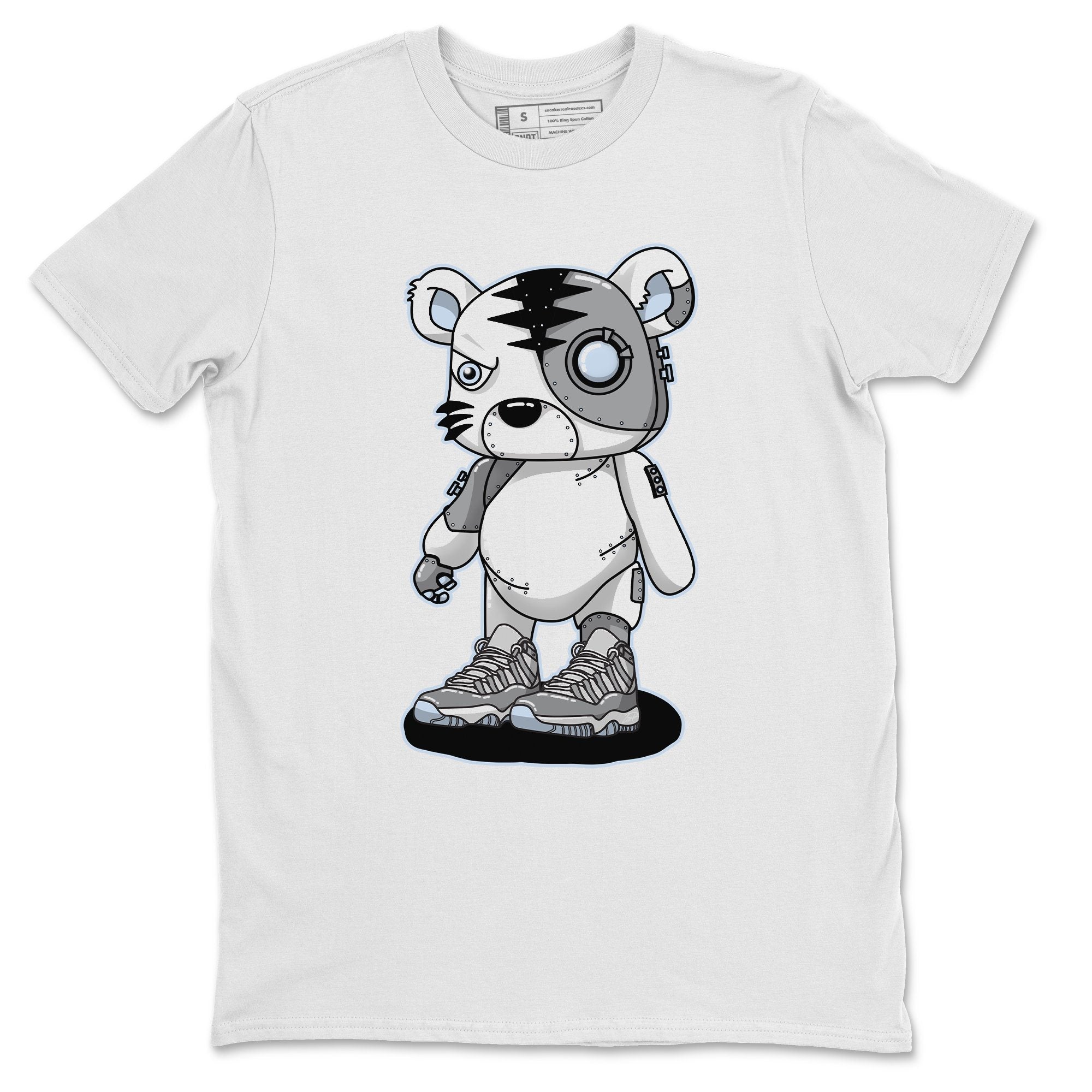 Cyborg Tiger Unisex Tops - Air Jordan 11 Cool Grey