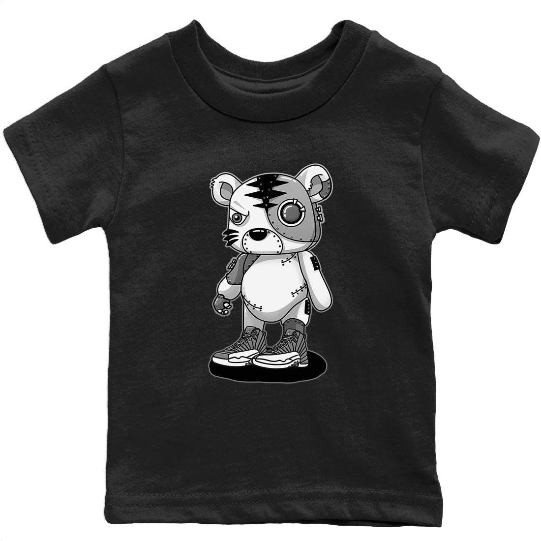 Cyborg Tiger Kids Tops - Air Jordan 12 Stealth