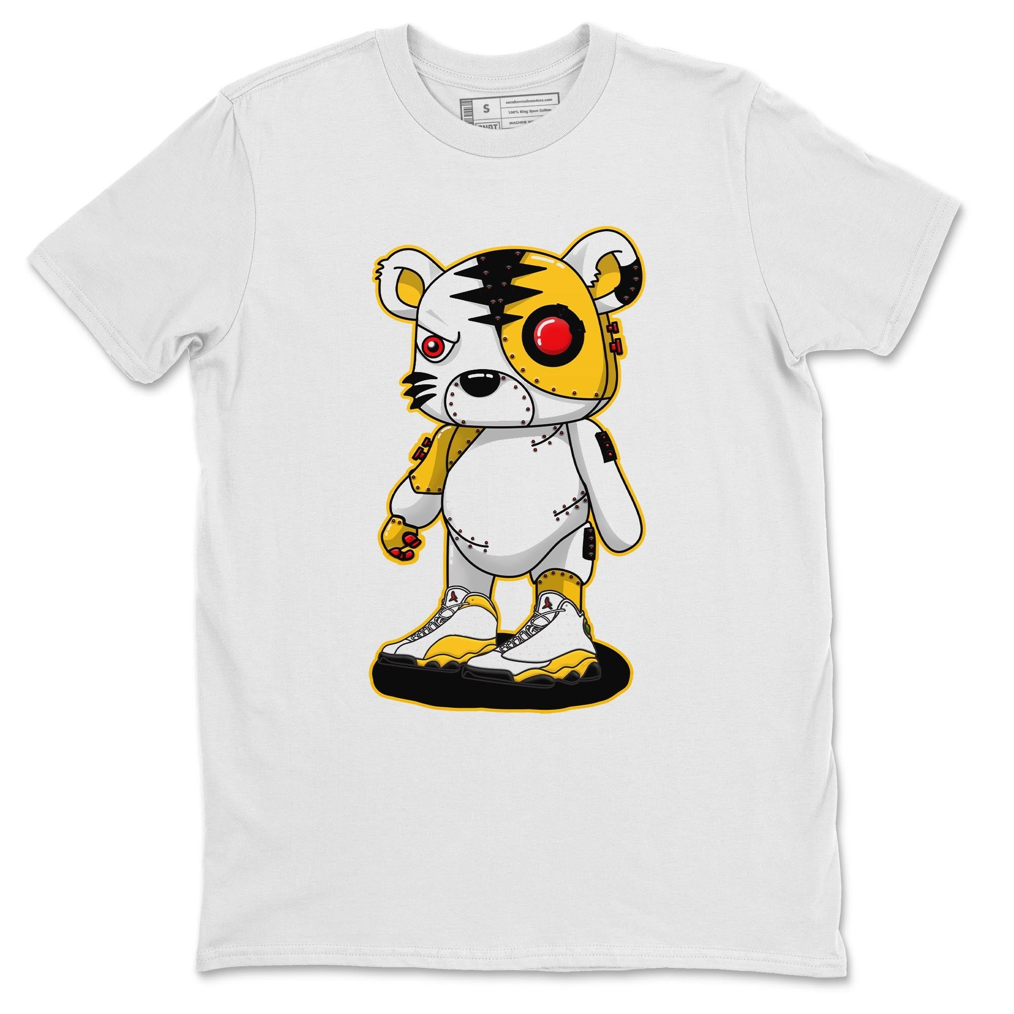 Cyborg Tiger Unisex Tops - Air Jordan 13 Del Sol
