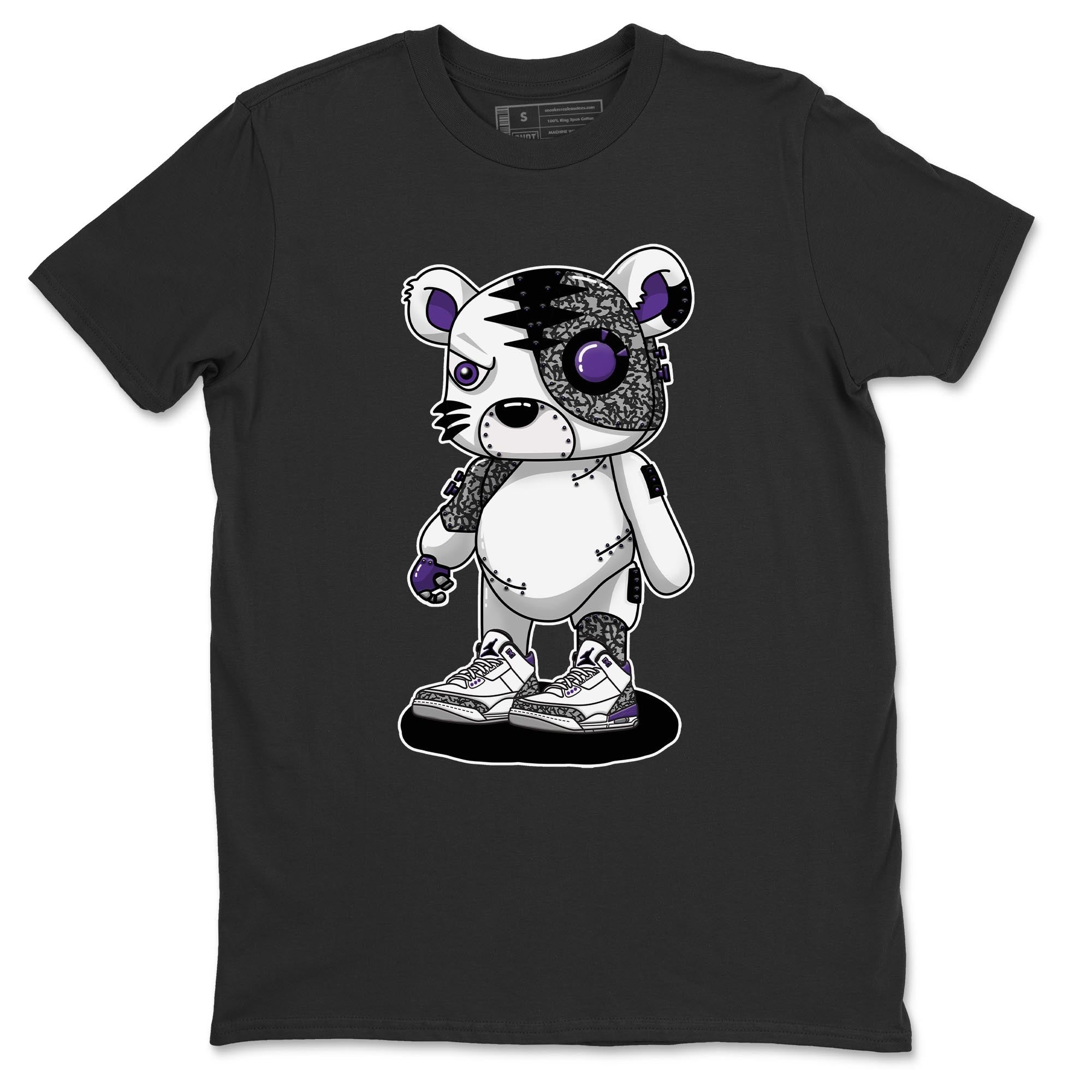 Cyborg Tiger Unisex Tops - Air Jordan 3 Dark Iris