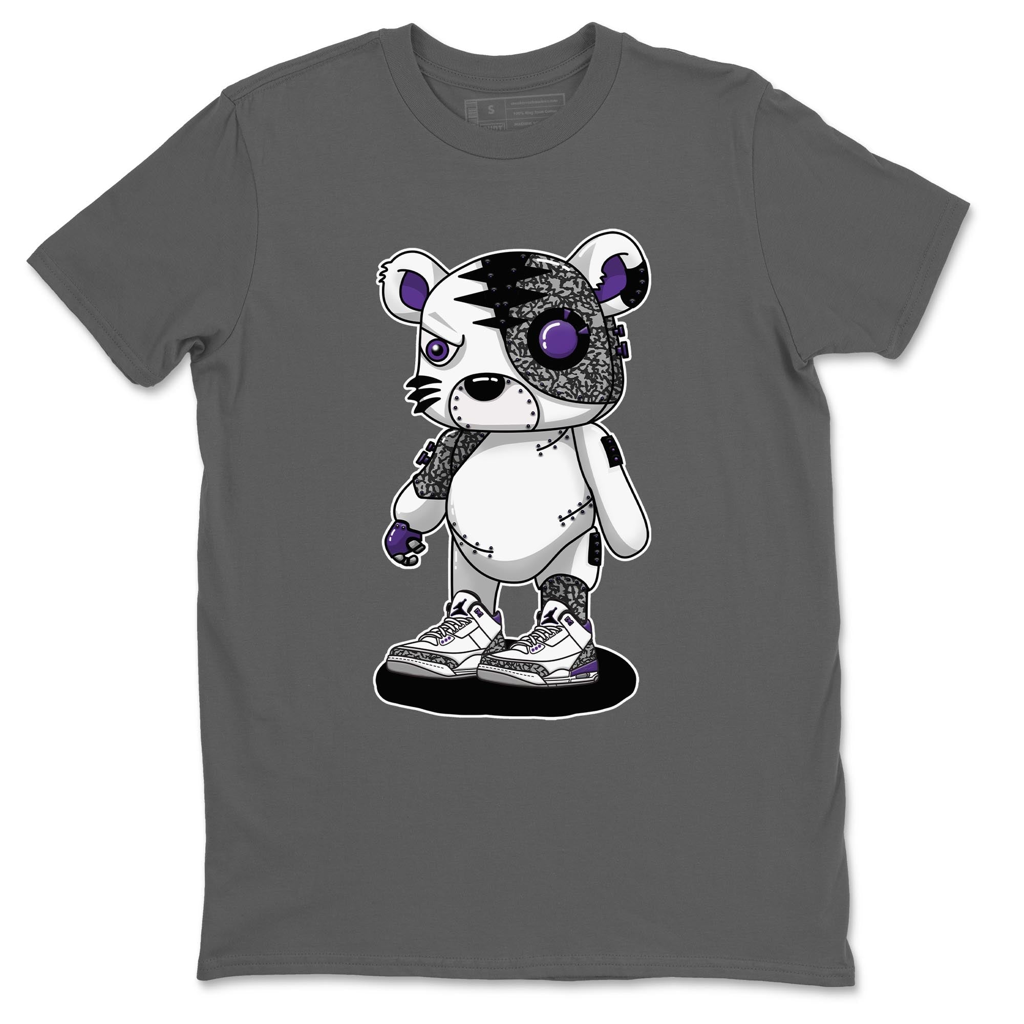 Cyborg Tiger Unisex Tops - Air Jordan 3 Dark Iris