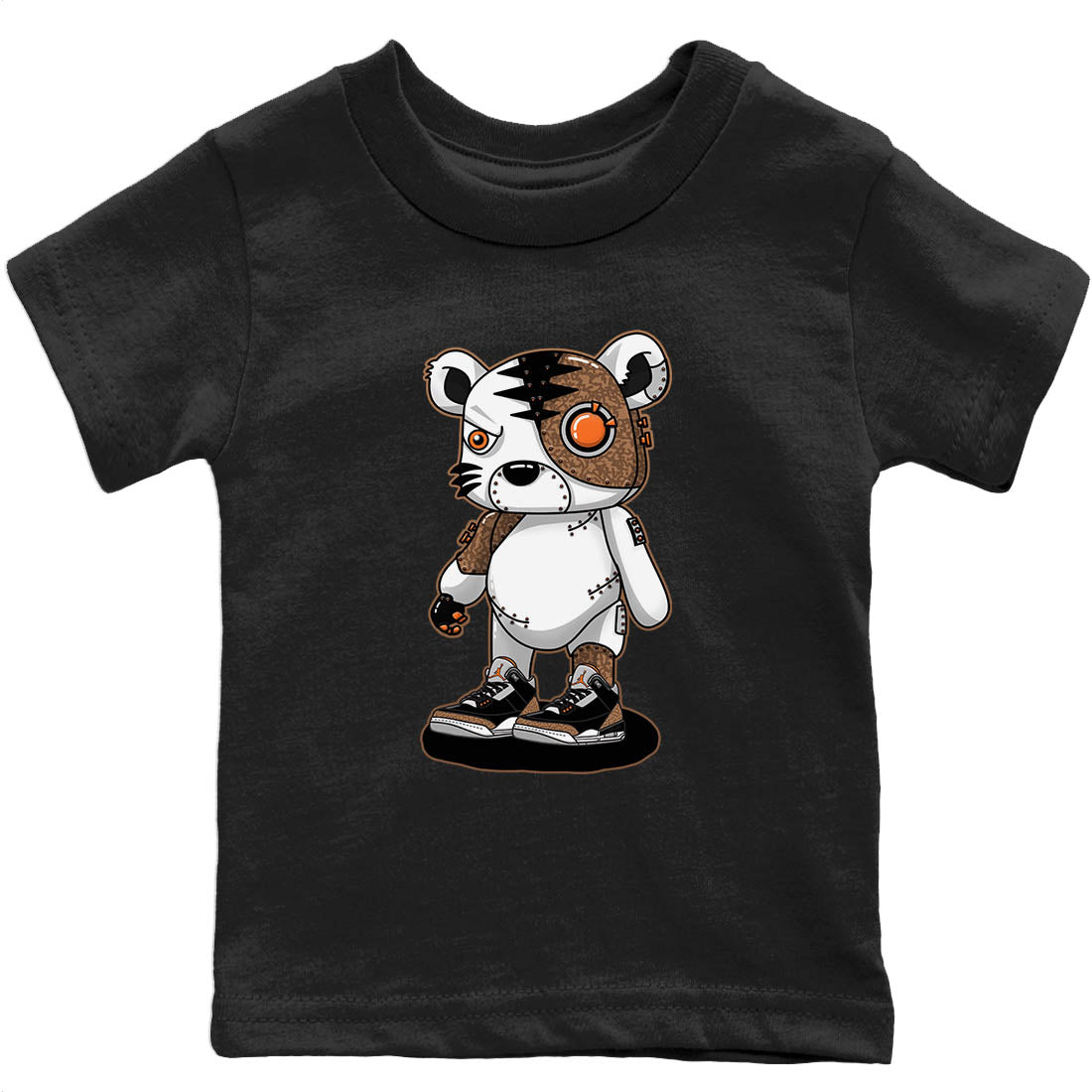 Cyborg Tiger Kids Tops - Air Jordan 3 Desert Elephant