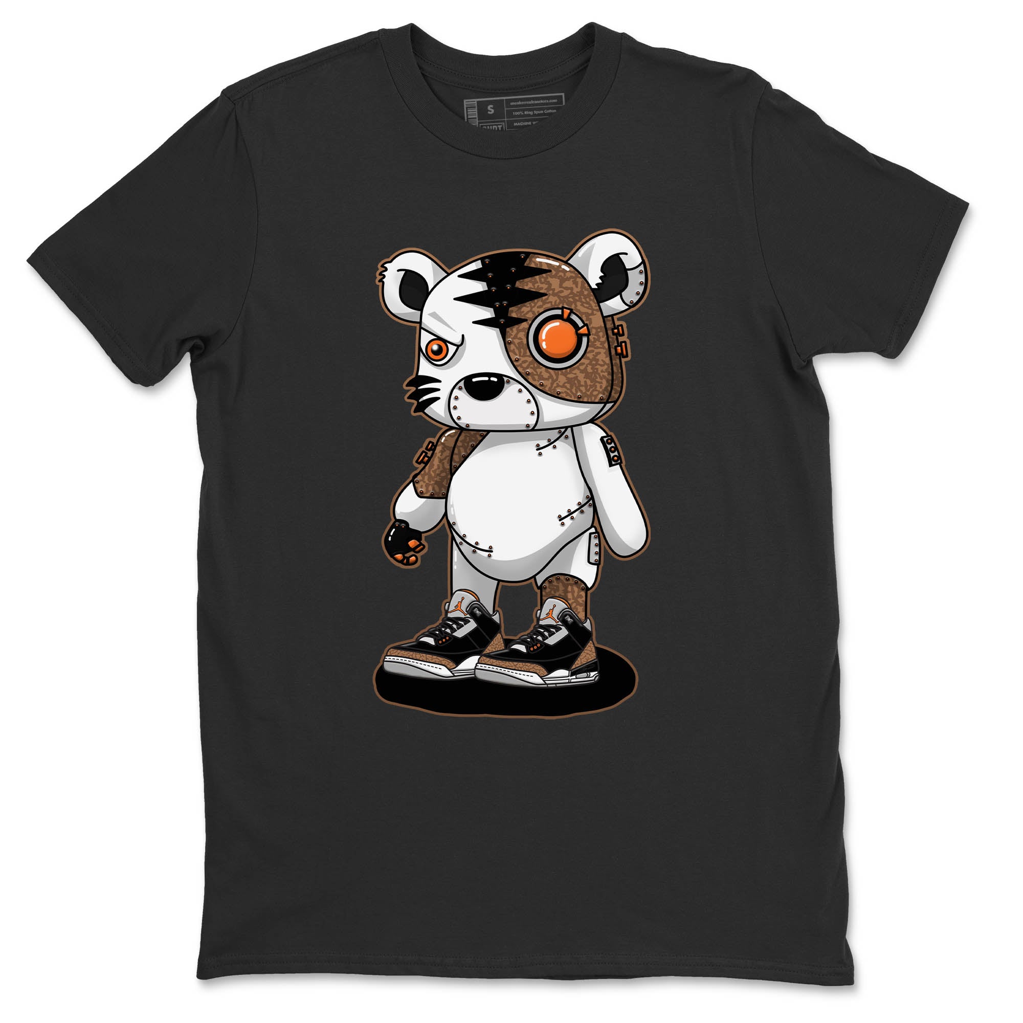 Cyborg Tiger Unisex Tops - Air Jordan 3 Desert Elephant