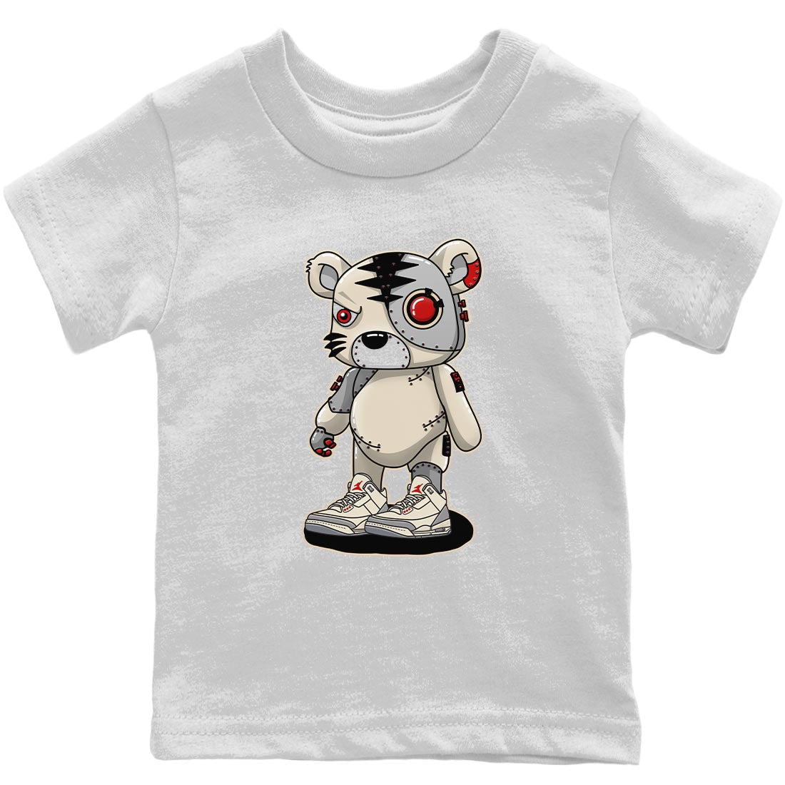 Cyborg Tiger Kids Tops - Air Jordan 3 Muslin