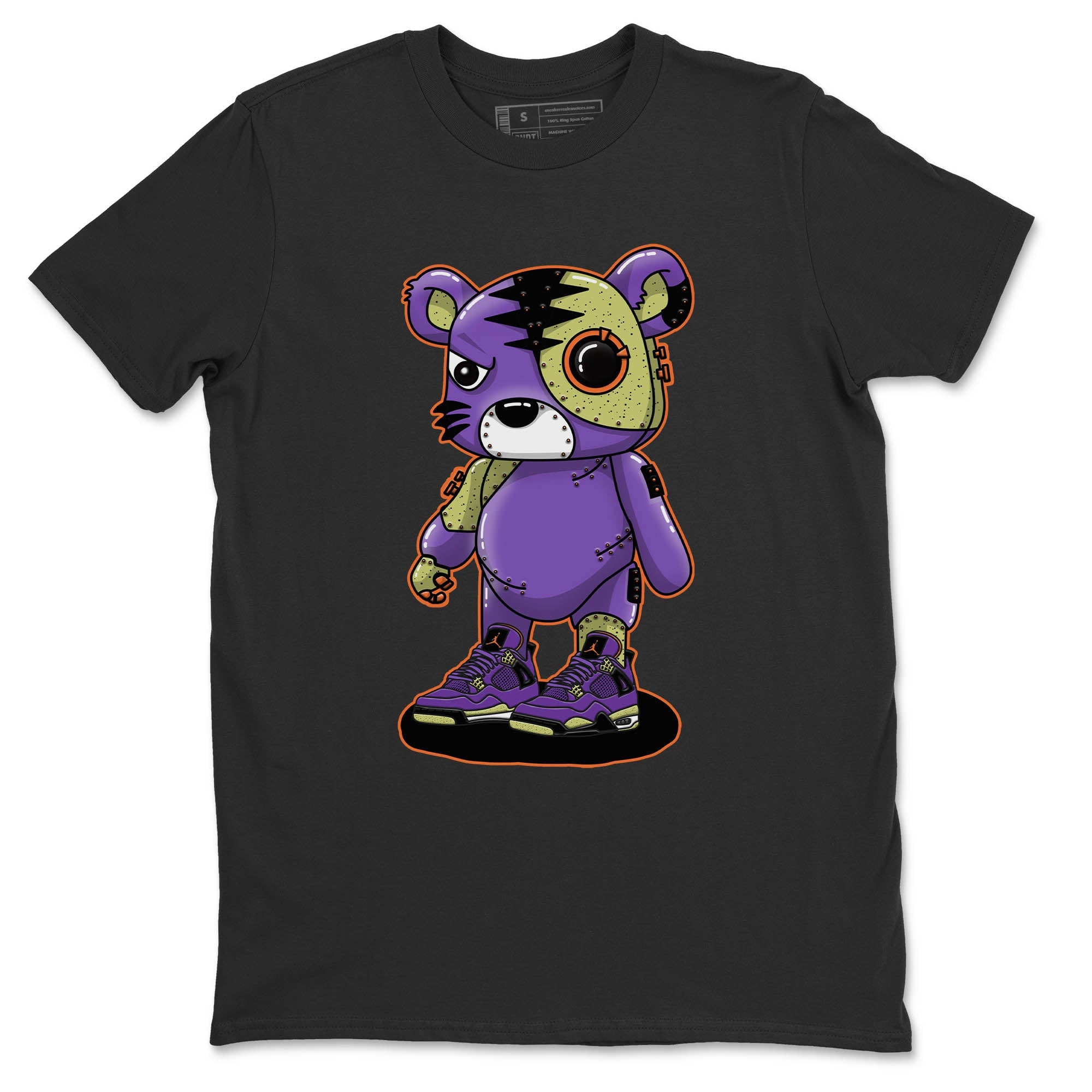 Cyborg Tiger Unisex Tops - Air Jordan 4 Canyon Purple