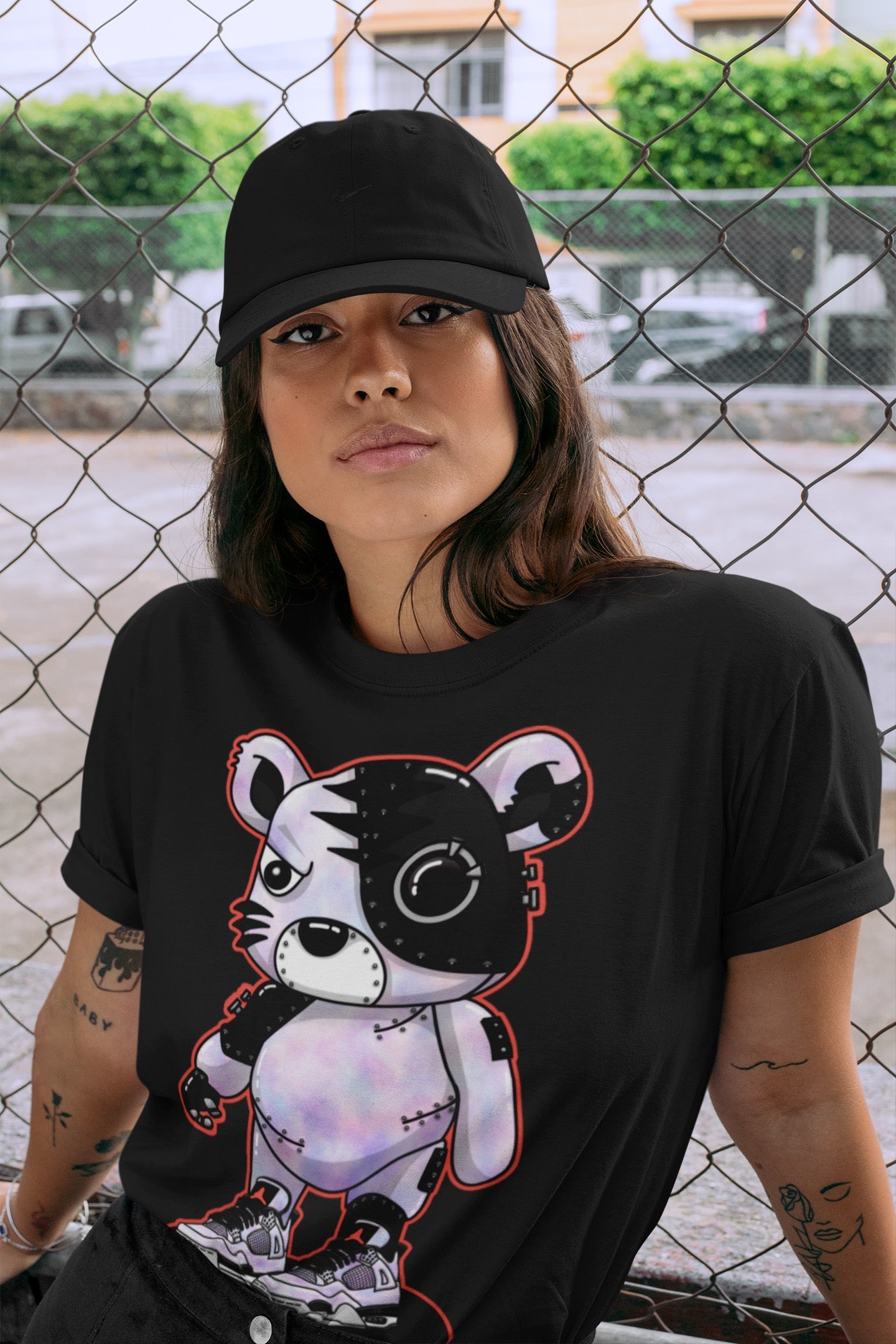 Cyborg Tiger Unisex Tops - Air Jordan 4 Zen Master