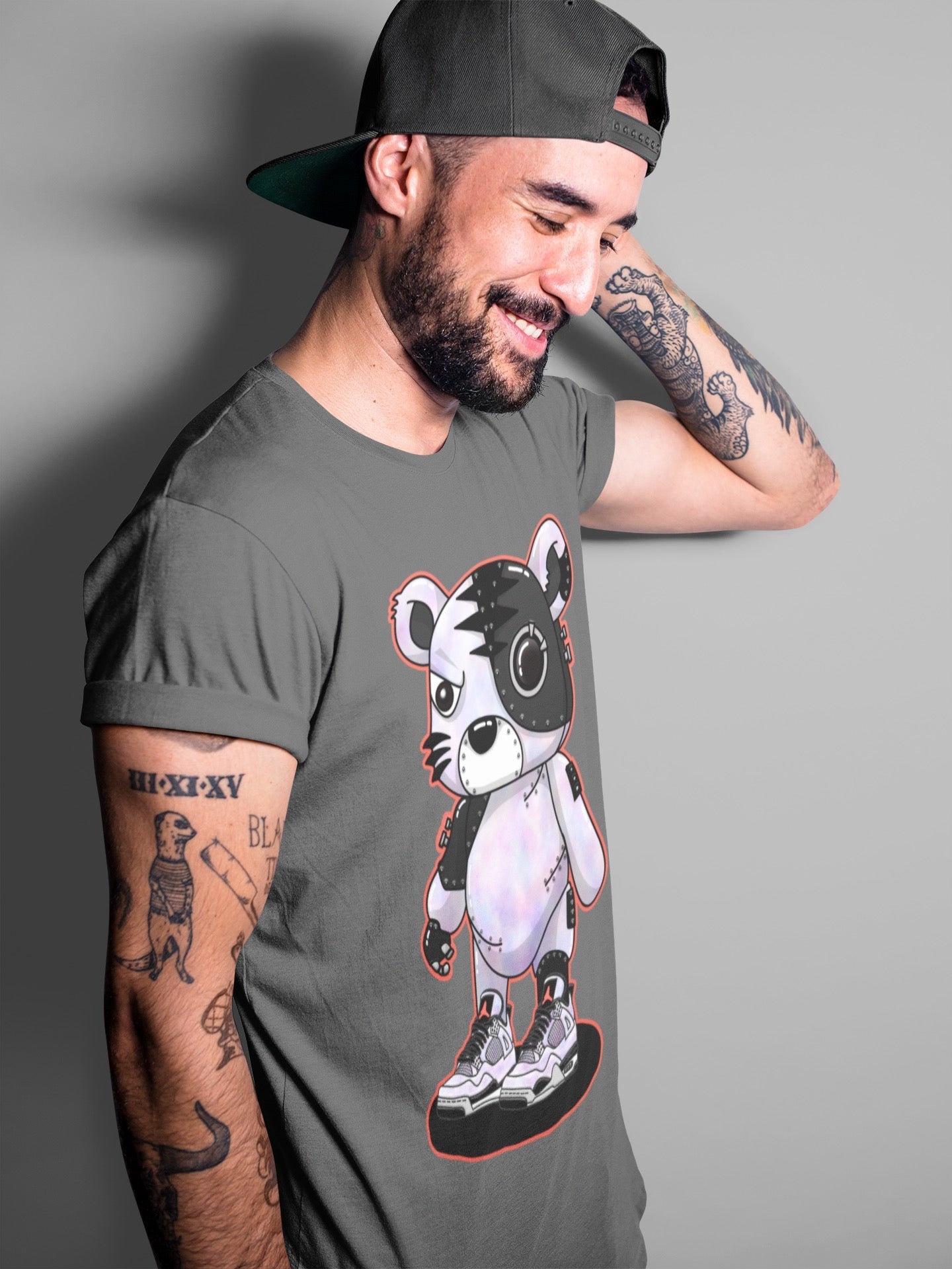 Cyborg Tiger Unisex Tops - Air Jordan 4 Zen Master