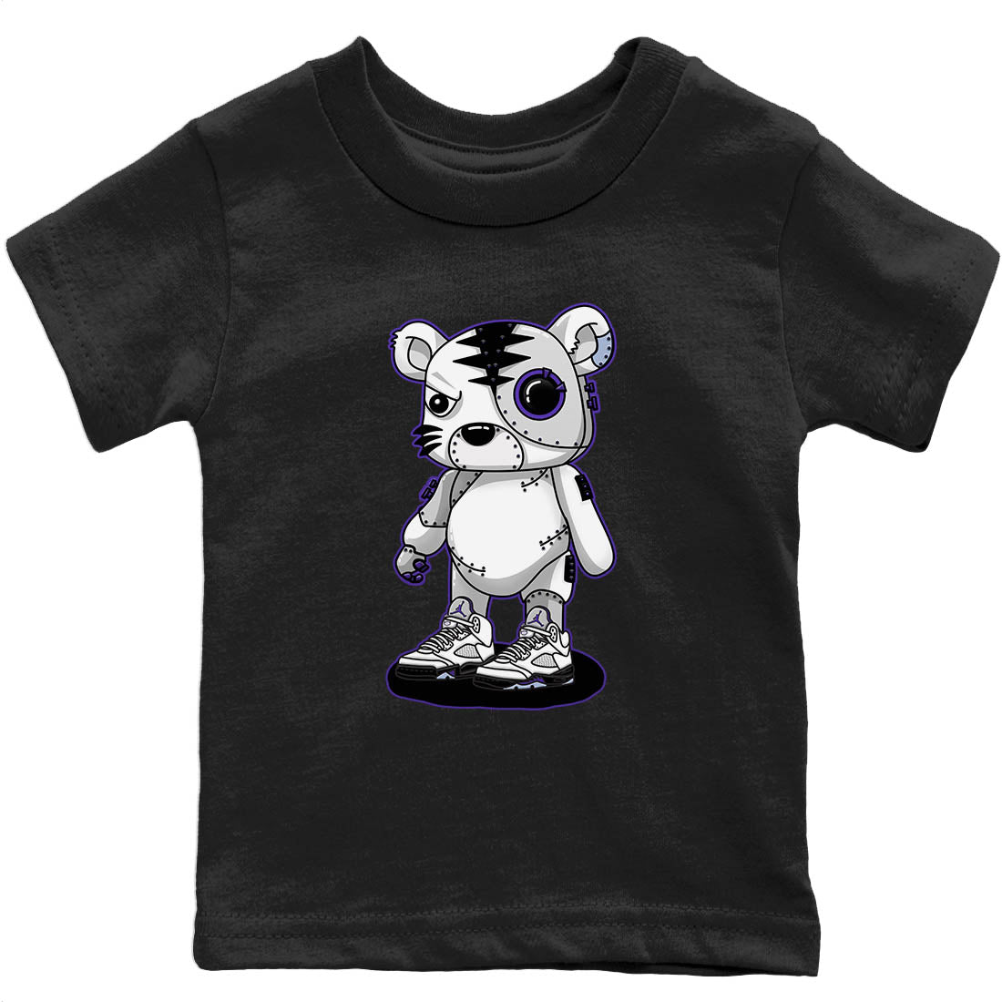 Cyborg Tiger Kids Tops - Air Jordan 5 Concord