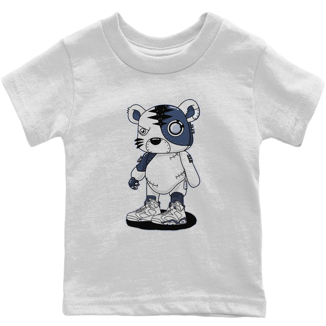 Cyborg Tiger Kids Tops - Air Jordan 6 Midnight Navy