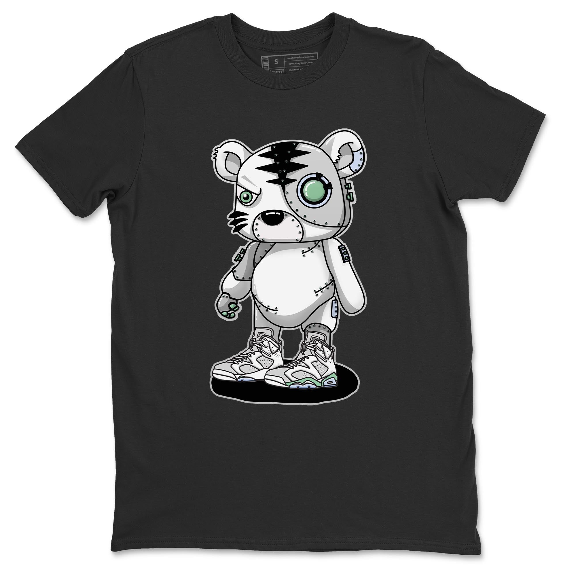 Cyborg Tiger Unisex Tops - Air Jordan 6 Mint Foam