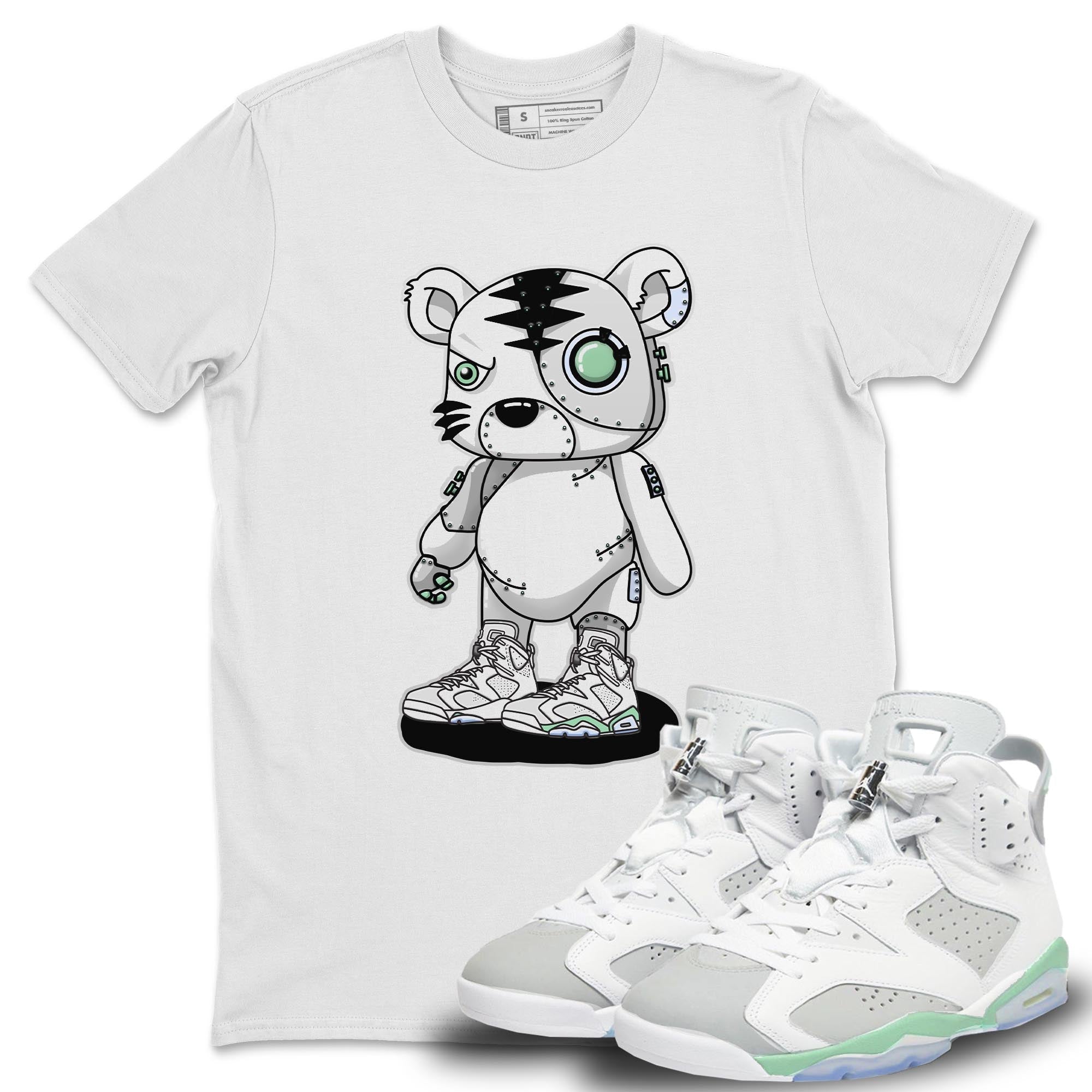 Cyborg Tiger Unisex Tops - Air Jordan 6 Mint Foam