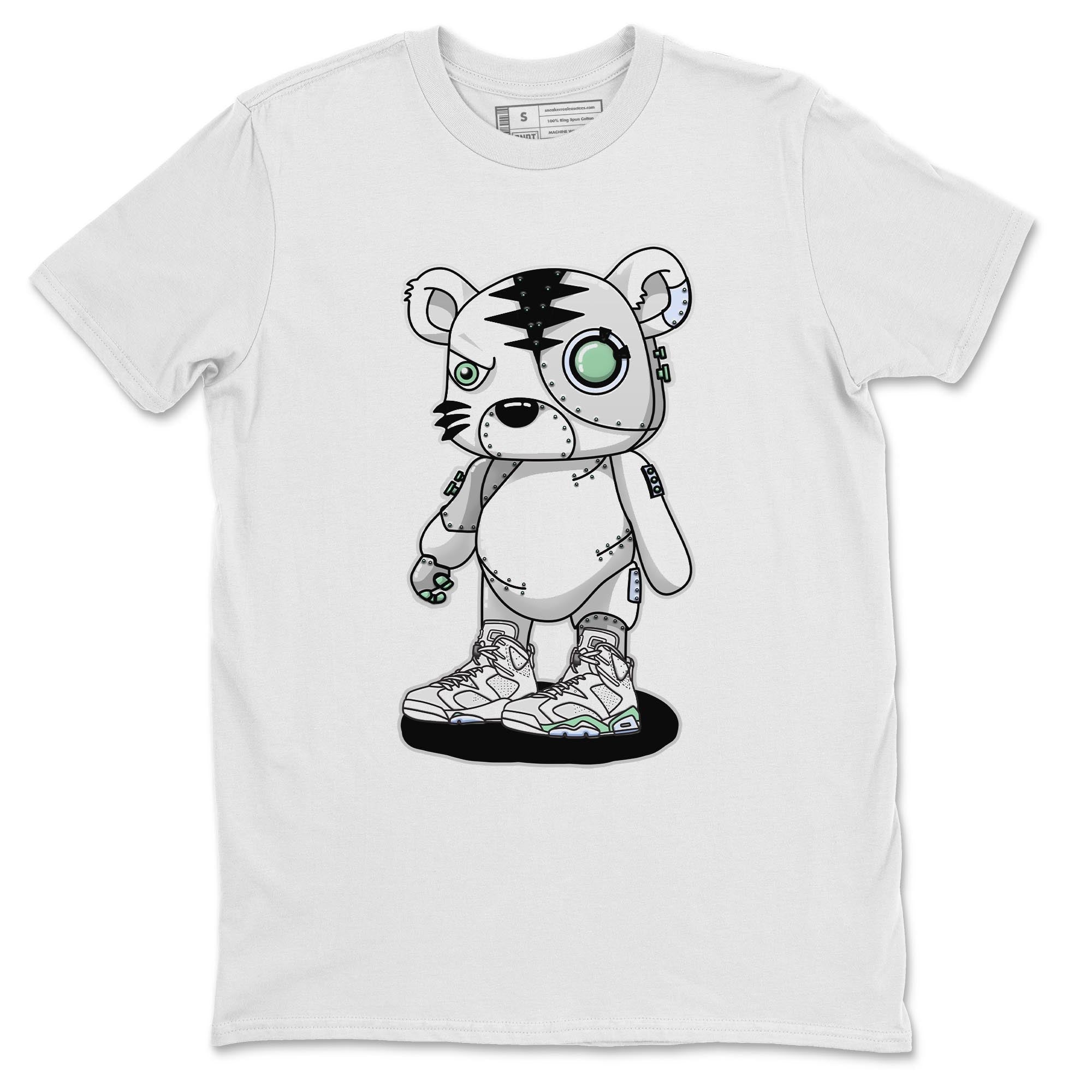 Cyborg Tiger Unisex Tops - Air Jordan 6 Mint Foam