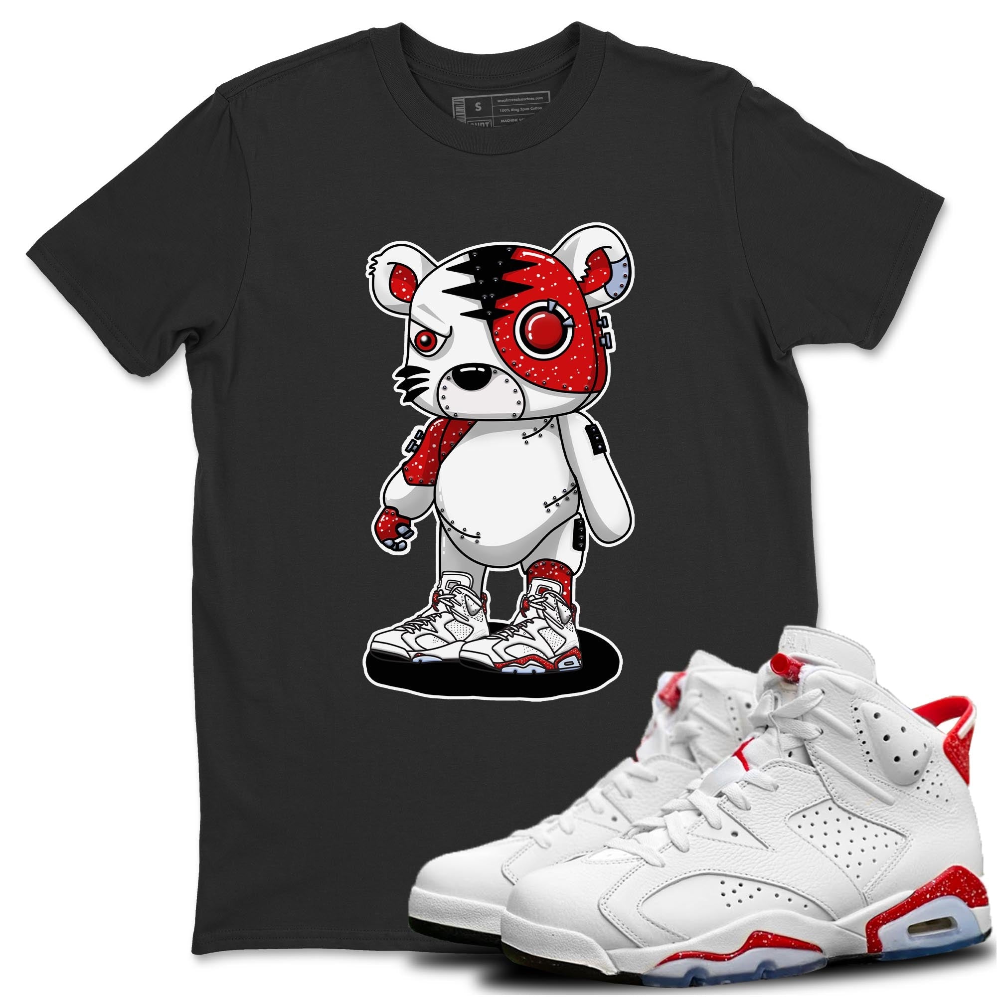 Cyborg Tiger Unisex Tops - Air Jordan 6 Red Velvet Cookies