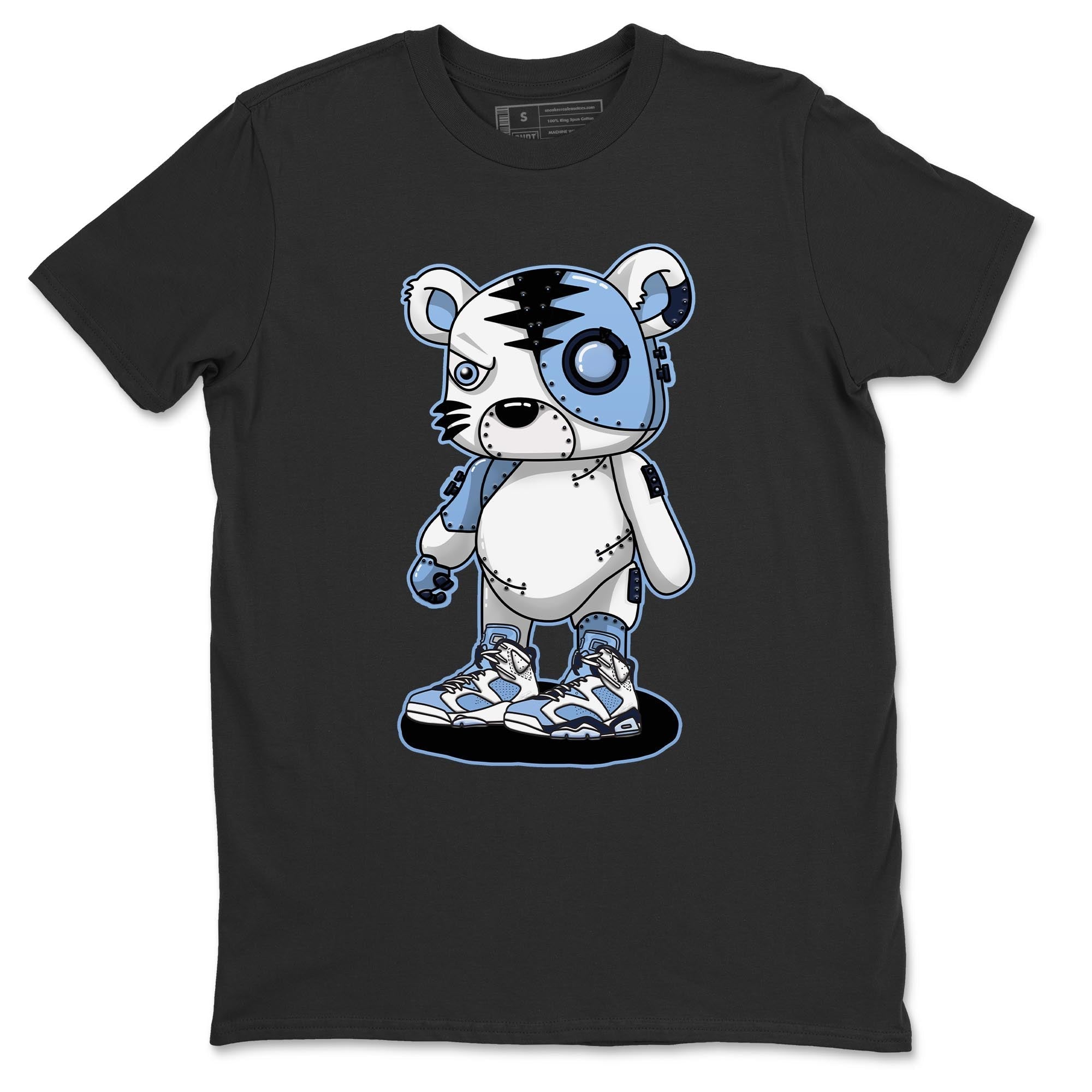 Cyborg Tiger Unisex Tops - Air Jordan 6 UNC