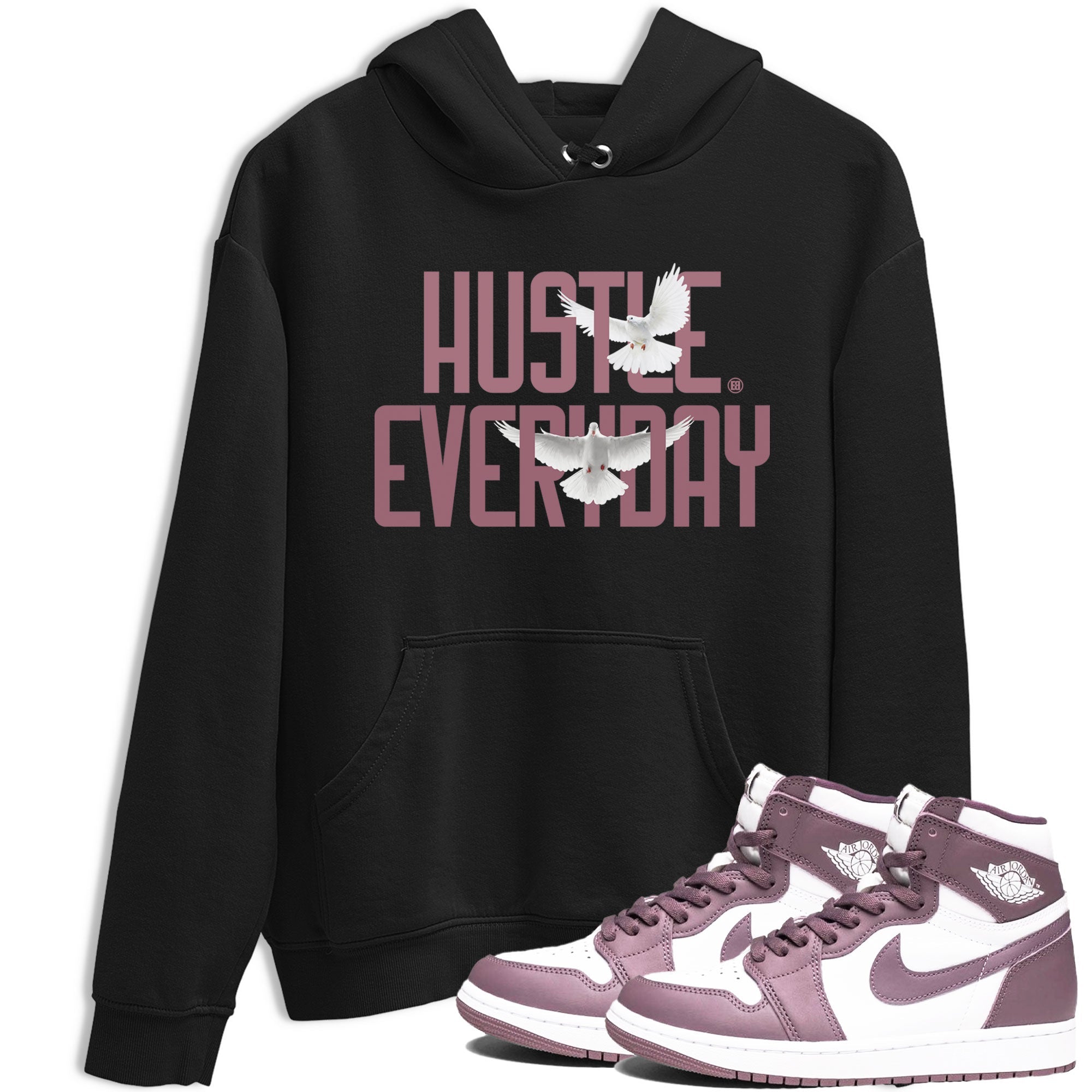 Daily Hustle snkmatch Tee - Air Jordan 1 Mauve