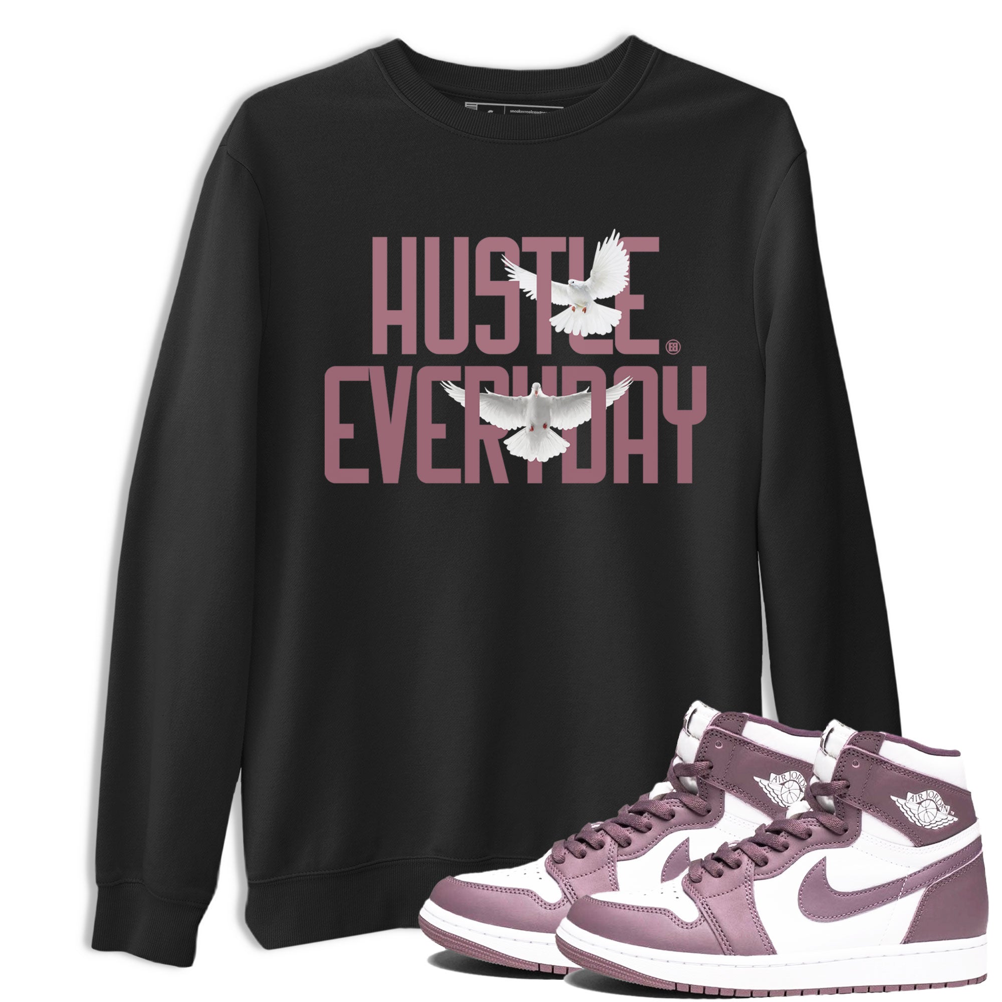 Daily Hustle snkmatch Tee - Air Jordan 1 Mauve