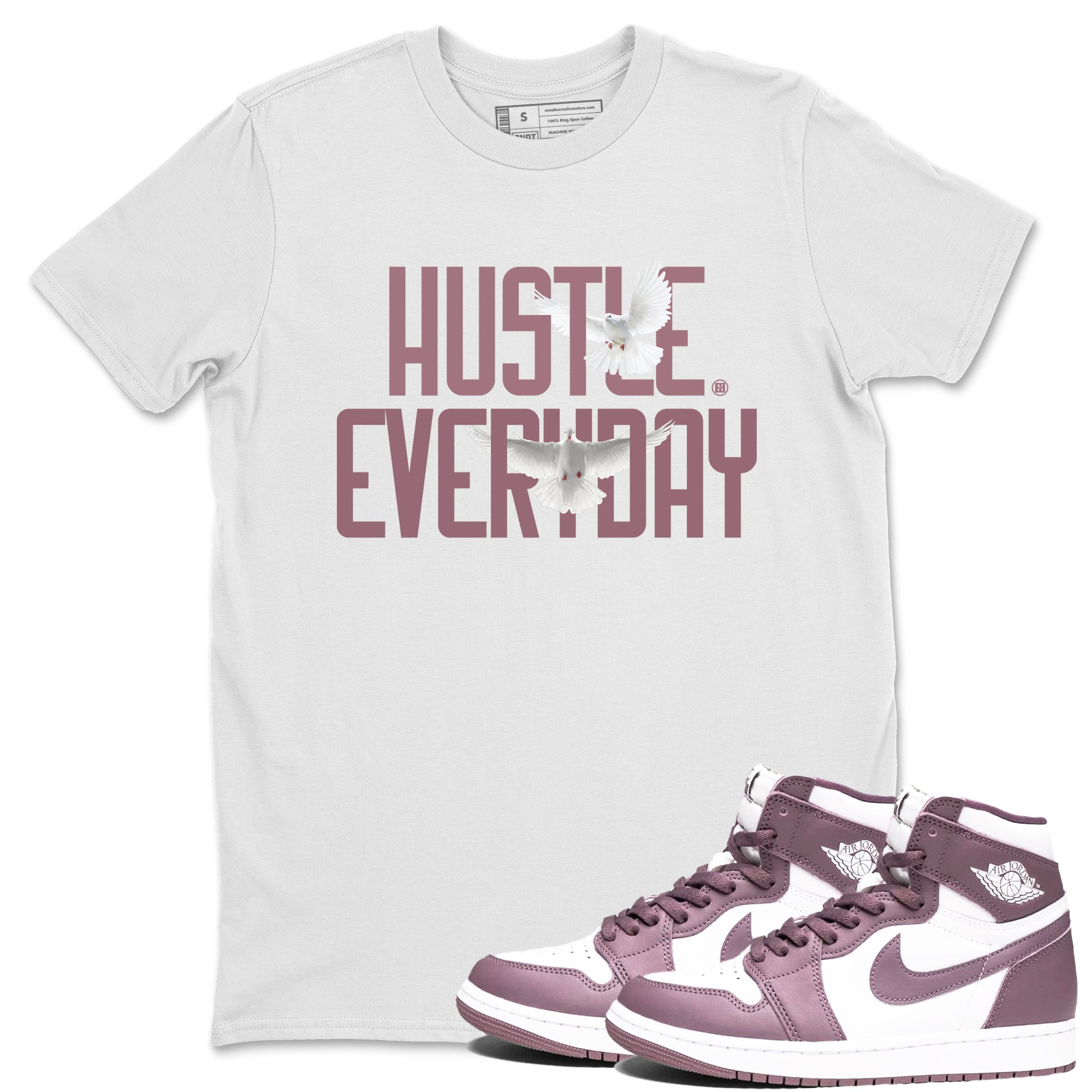 Daily Hustle snkmatch Tee - Air Jordan 1 Mauve