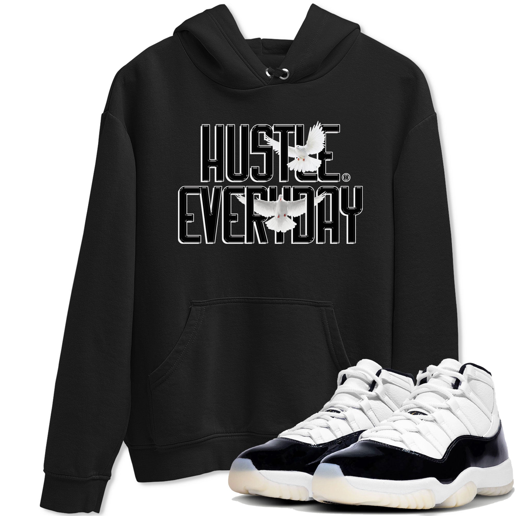 Daily Hustle snkmatch Tee - Air Jordan 11 Gratitude