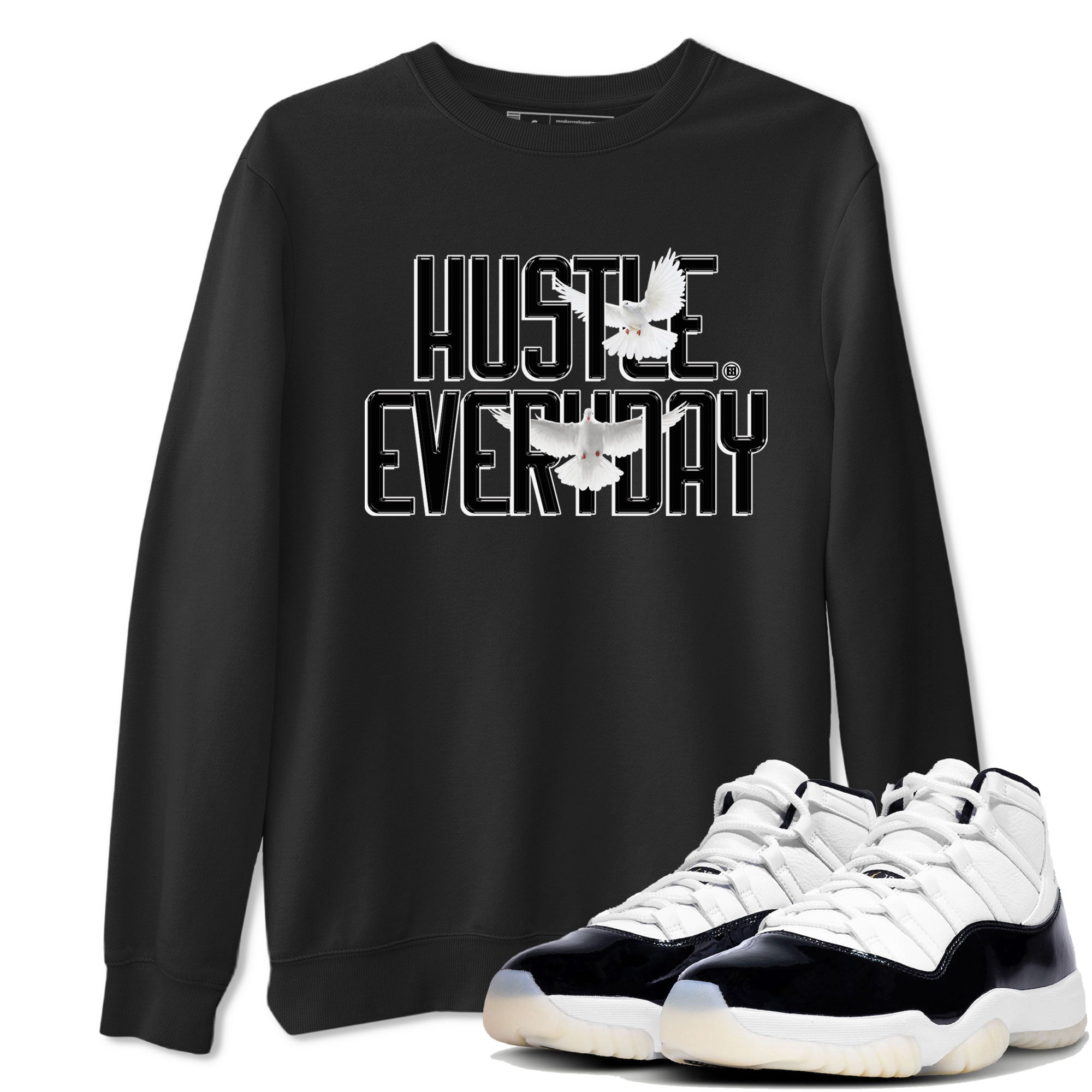 Daily Hustle snkmatch Tee - Air Jordan 11 Gratitude