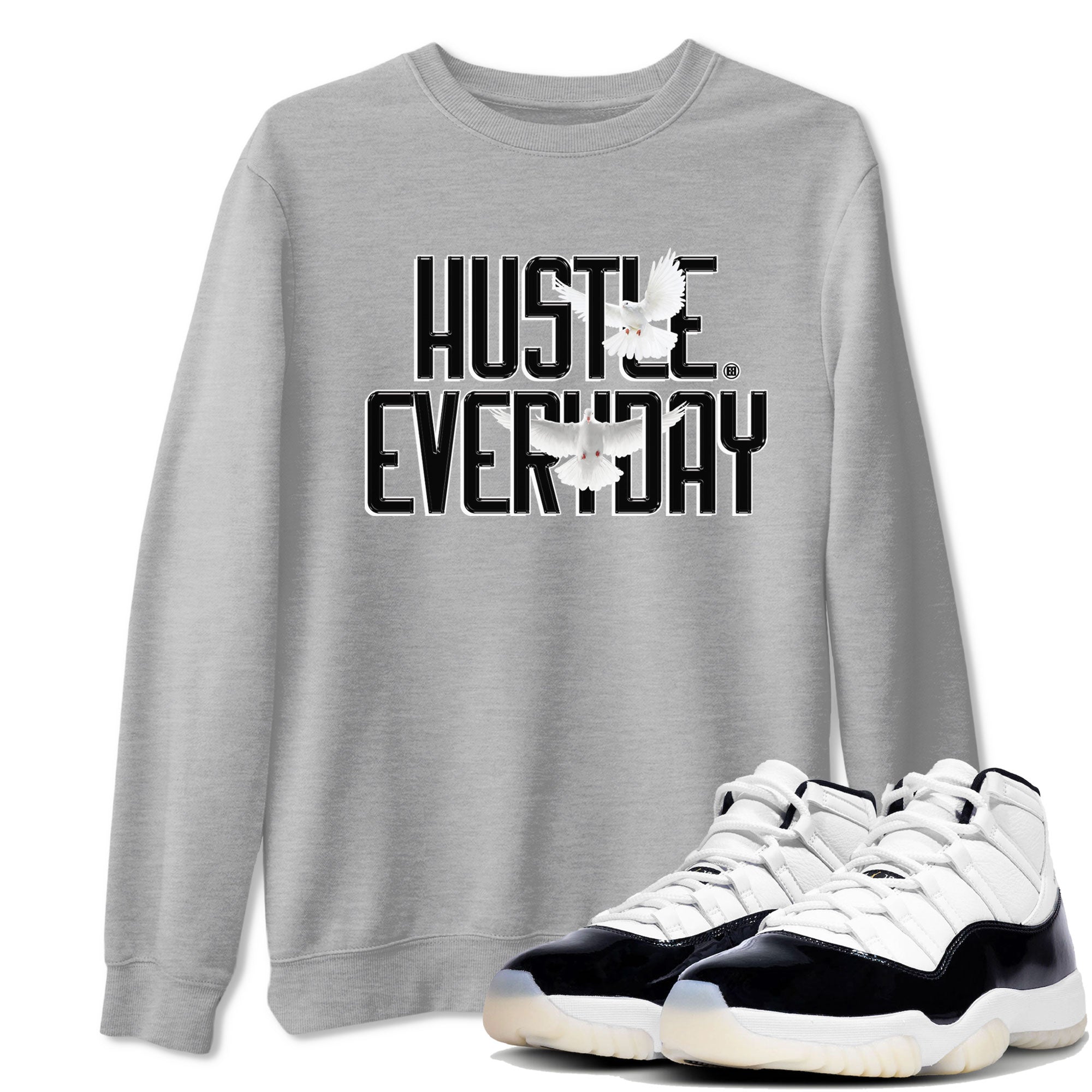 Daily Hustle snkmatch Tee - Air Jordan 11 Gratitude