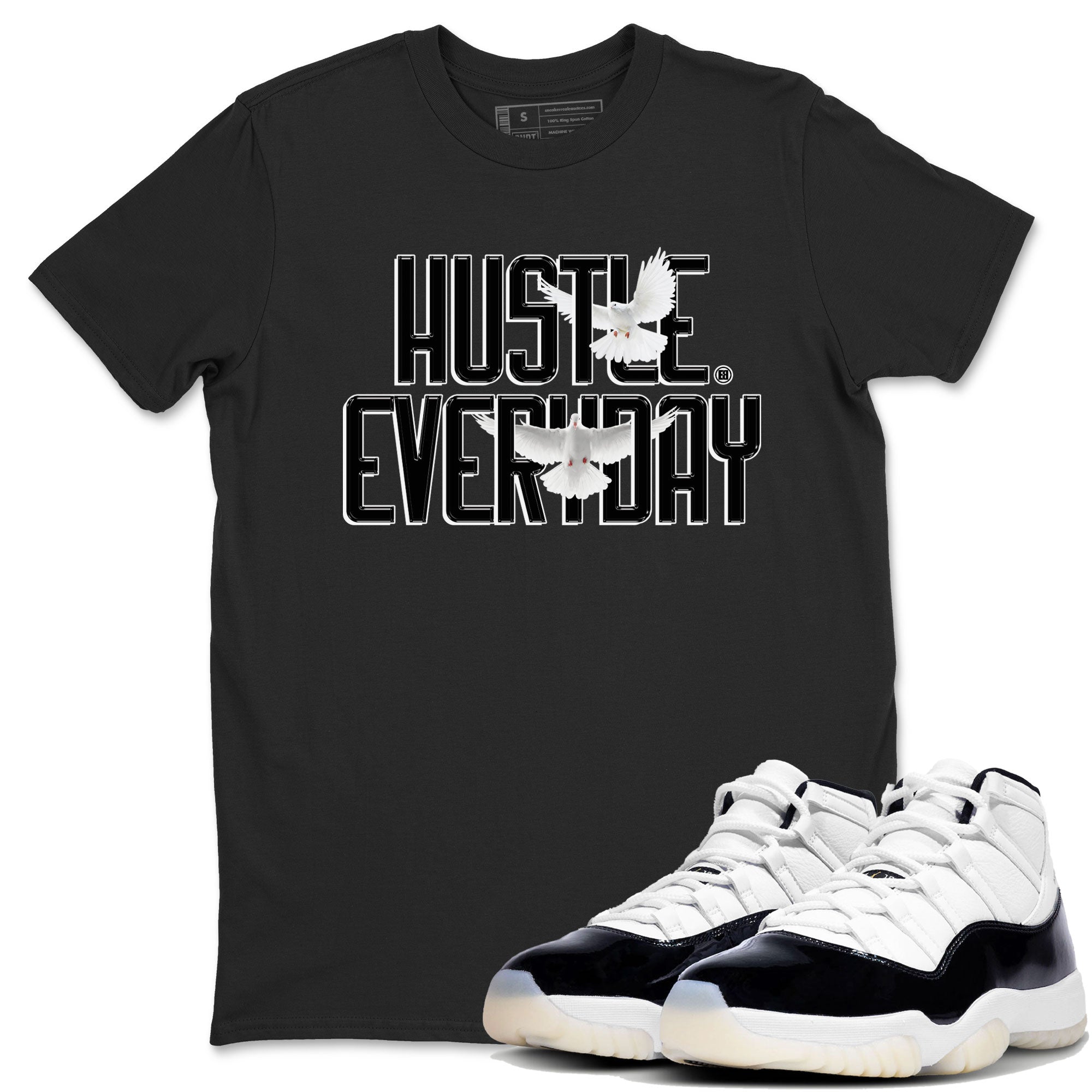 Daily Hustle snkmatch Tee - Air Jordan 11 Gratitude