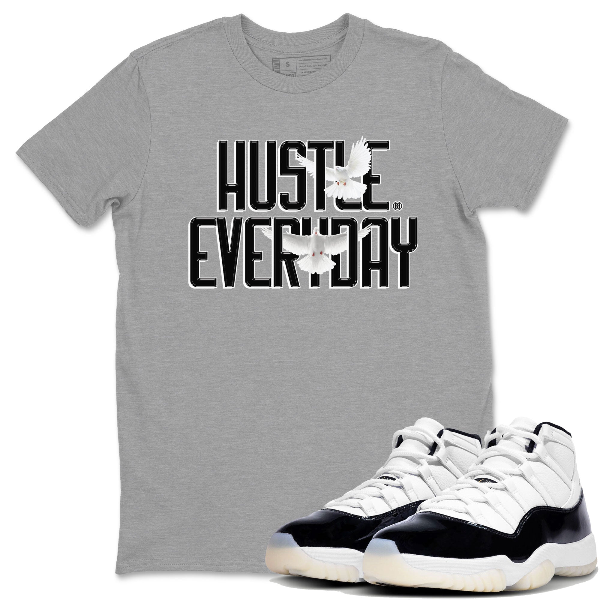 Daily Hustle snkmatch Tee - Air Jordan 11 Gratitude