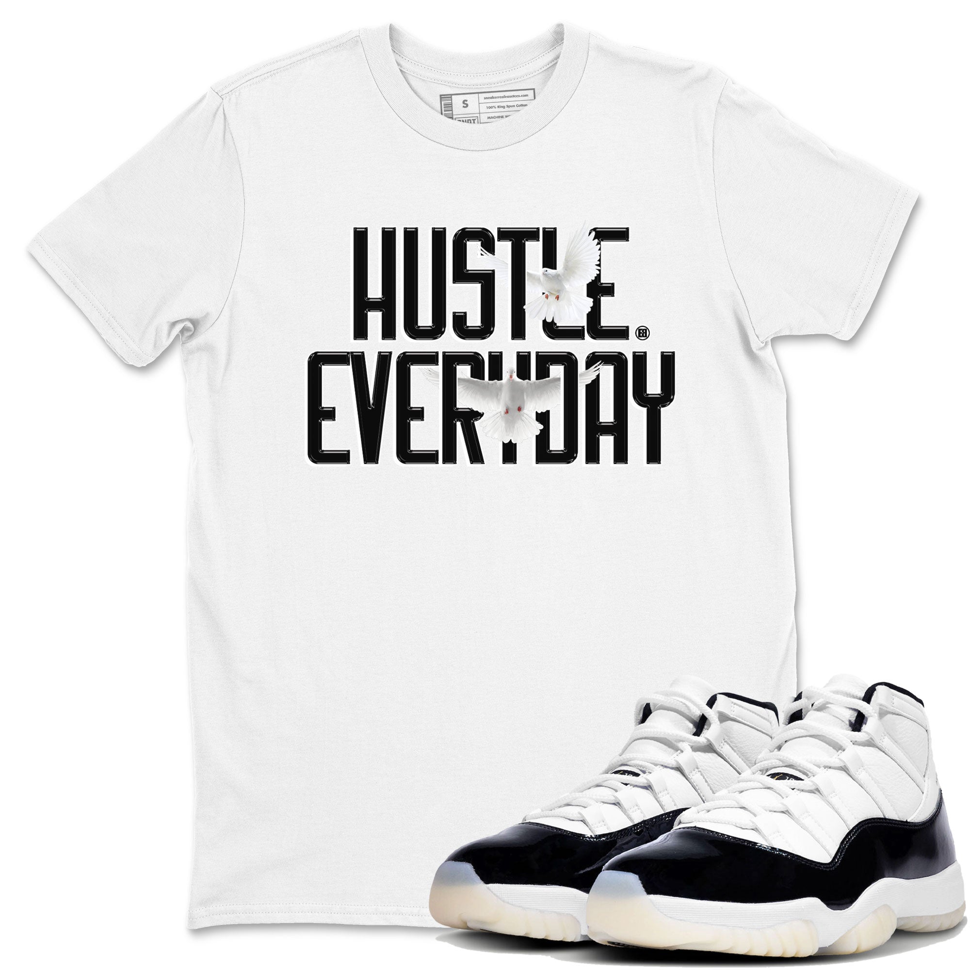 Daily Hustle snkmatch Tee - Air Jordan 11 Gratitude