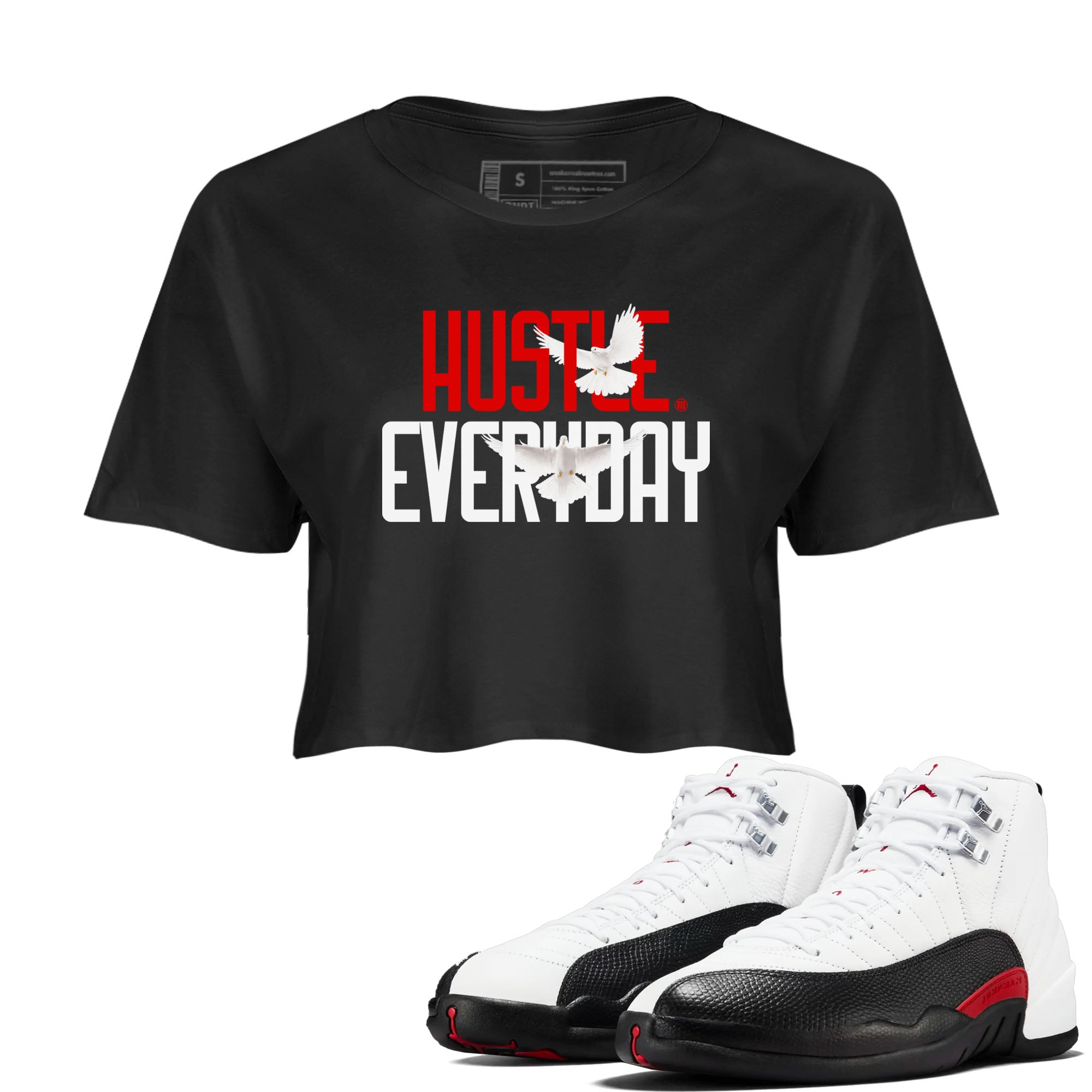 Daily Hustle snkmatch Women's Top - Air Jordan 12 Taxi Flip