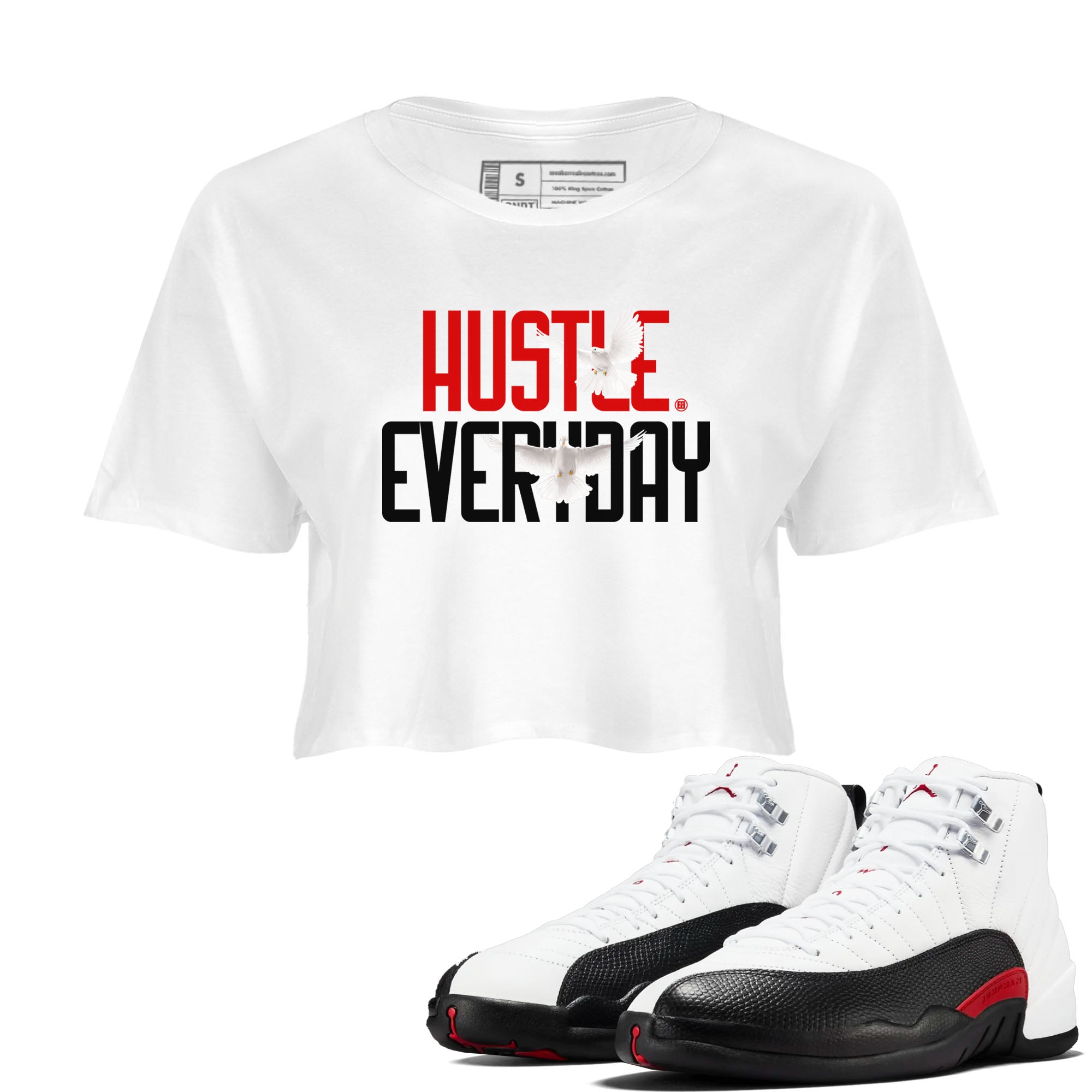 Daily Hustle snkmatch Women's Top - Air Jordan 12 Taxi Flip