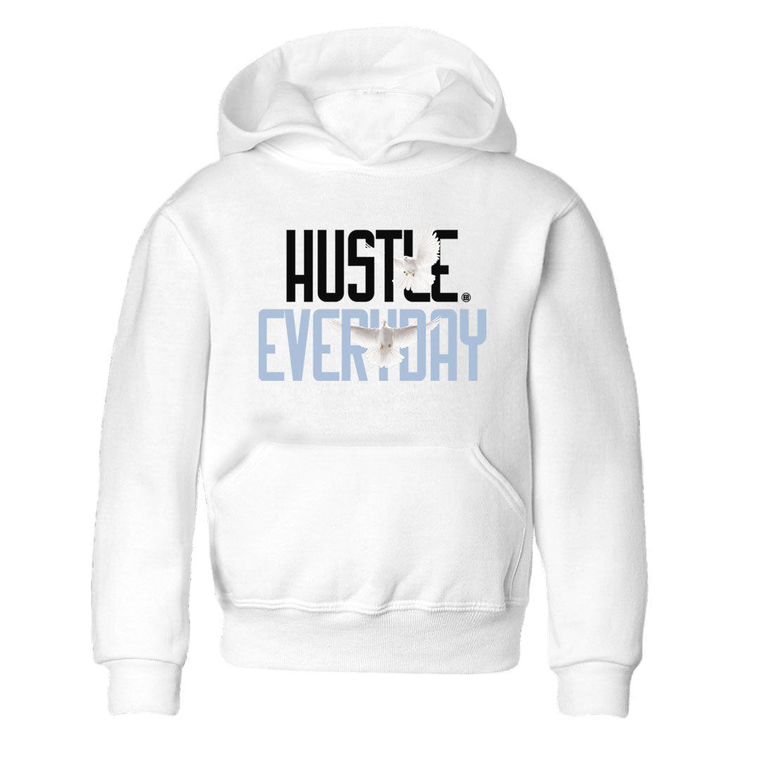 Daily Hustle snkmatch Tees Kids - Air Jordan 13 Blue Grey