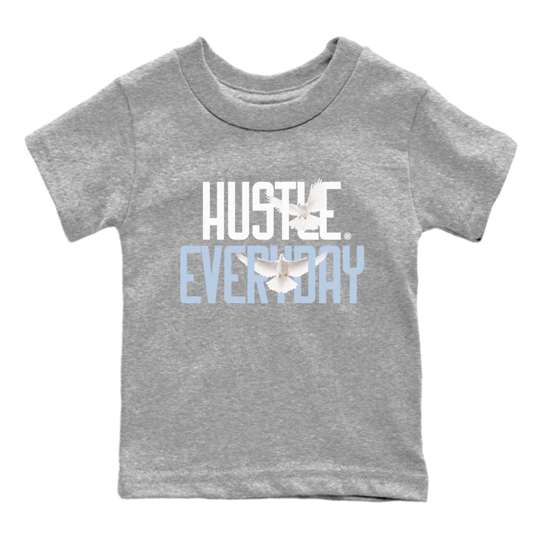 Daily Hustle snkmatch Tees Kids - Air Jordan 13 Blue Grey