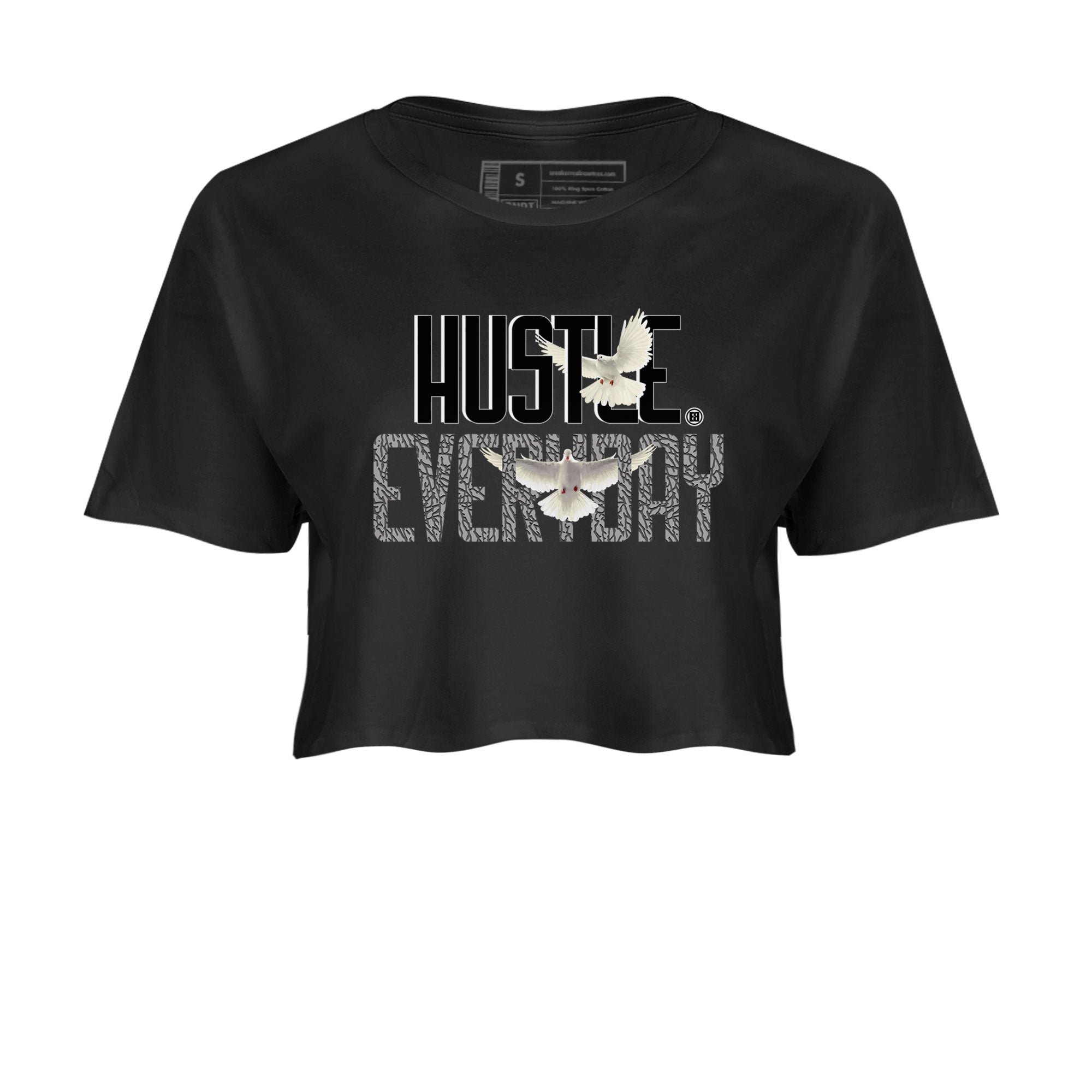 Daily Hustle snkmatch Women's Top - Air Jordan 3 Off Noir