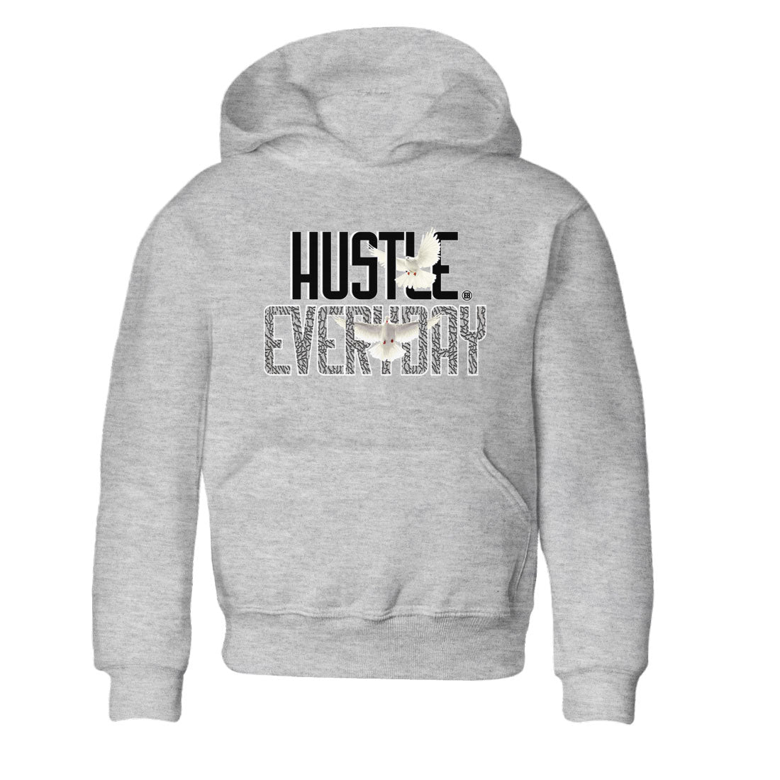 Daily Hustle snkmatch Tee Kids - Air Jordan 3 Off Noir