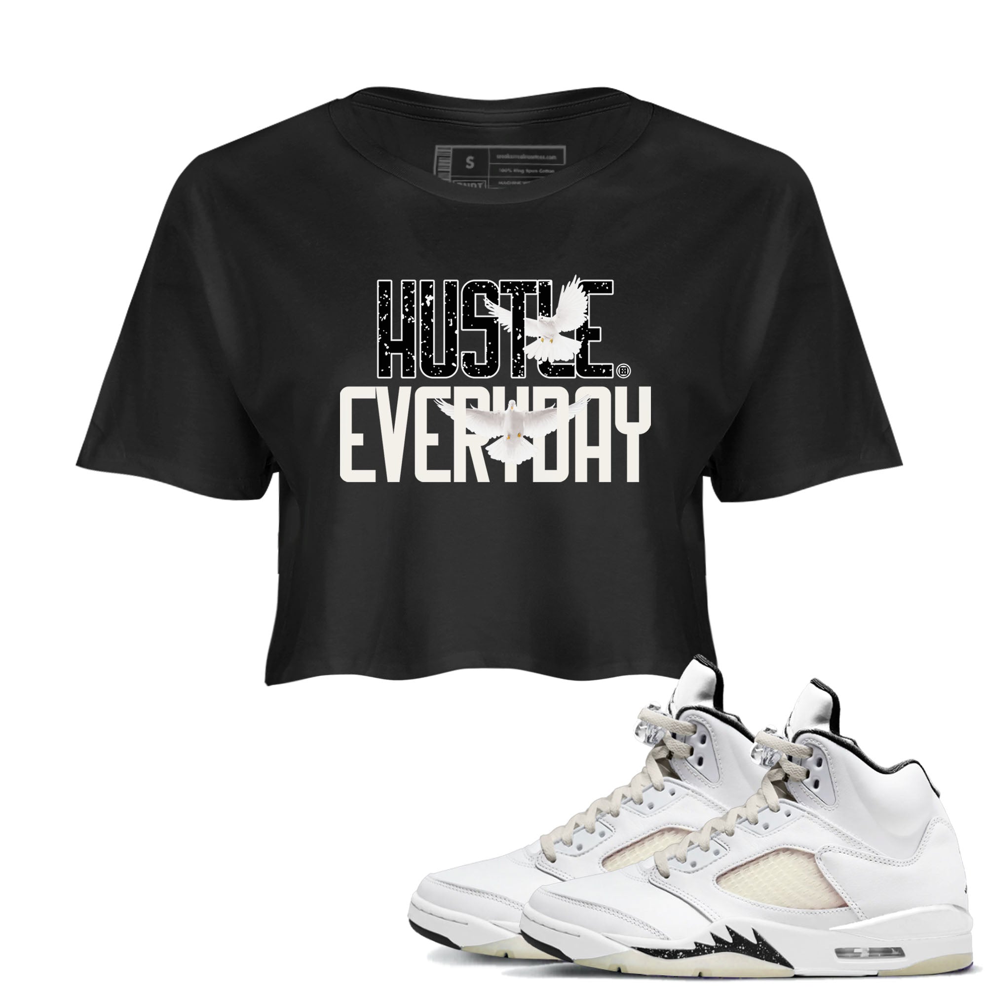 Daily Hustle snkmatch Women's Top - Air Jordan 5 Sail